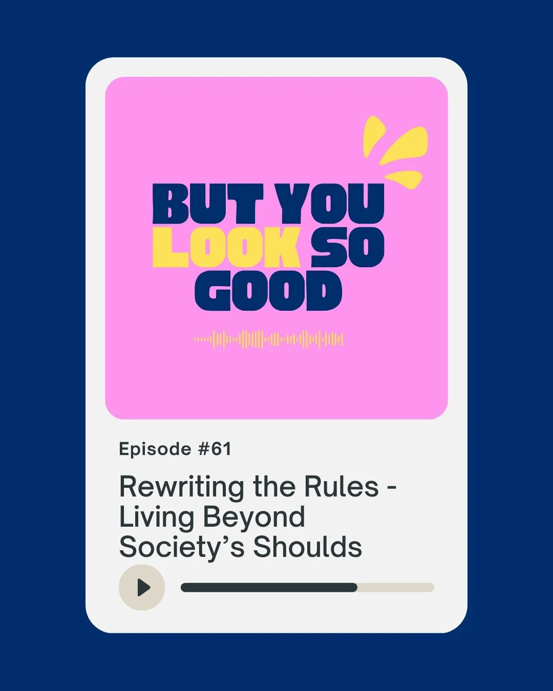 Rewriting the rules: living beyond society&rsquo;s &ldquo;shoulds&rdquo; ✨

If your life or energy doesn&rsquo;t fit the template&hellip;the template is the problem.
We all absorb &ldquo;shoulds&rdquo; about success, productivity, even how our bodies