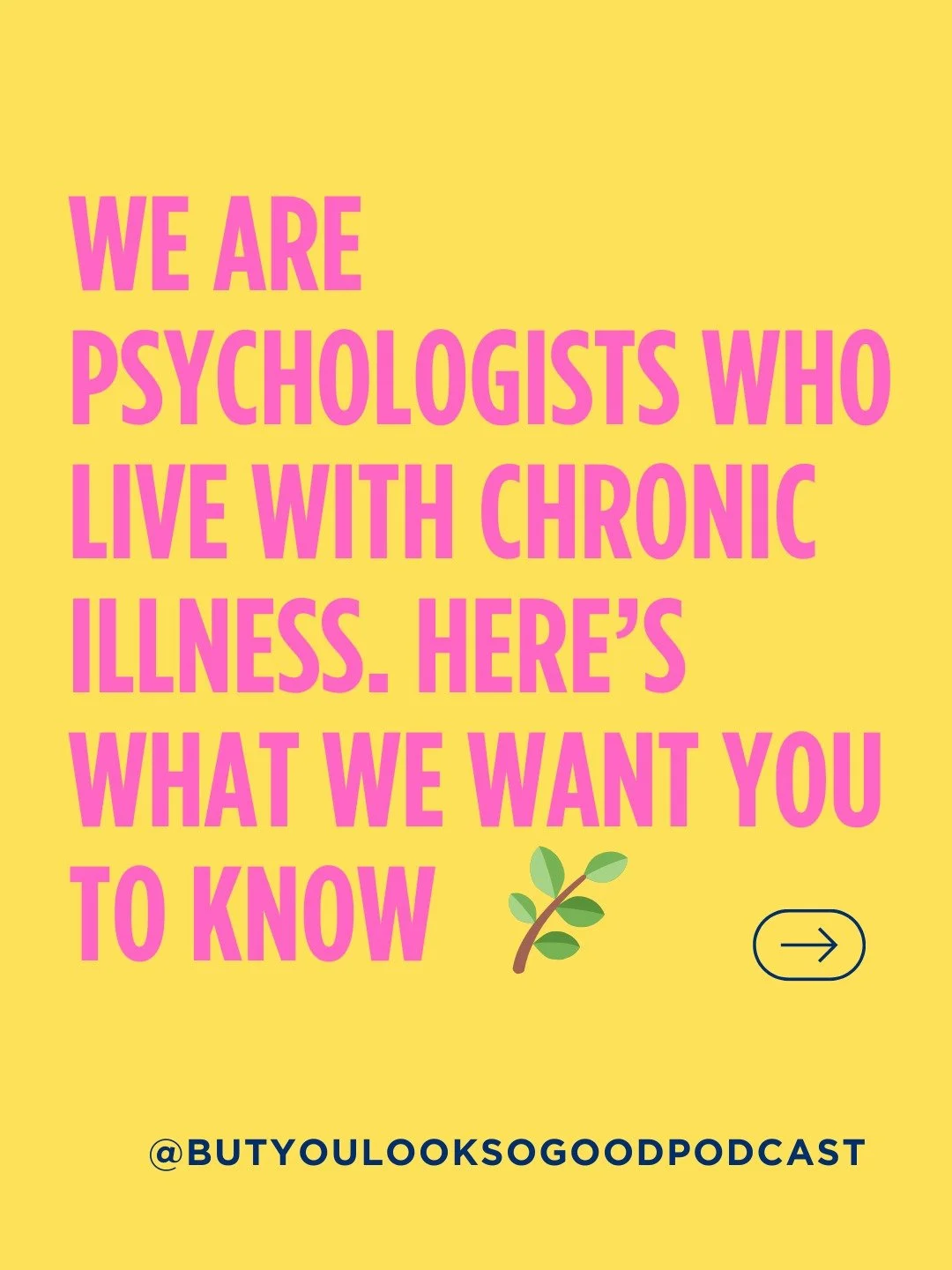 We are psychologists who live with chronic illness.
Here&rsquo;s what we want you to know. 💛

Because we&rsquo;re all in it together 💛

#chronicillness #invisibleillness #chronicillnessawareness #psychology #mentalhealth #resilience #selfcompassion