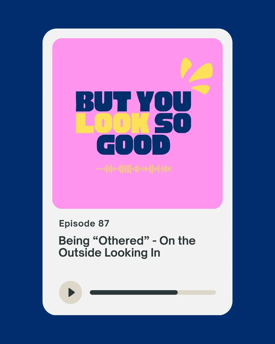 NEW EPISODE &ndash; Being Othered: On the Outside Looking In

This episode is about the experience of being &ldquo;othered&rdquo; &mdash; feeling different, left out, and like you don&rsquo;t quite belong anymore.

We talk about the identity shift th