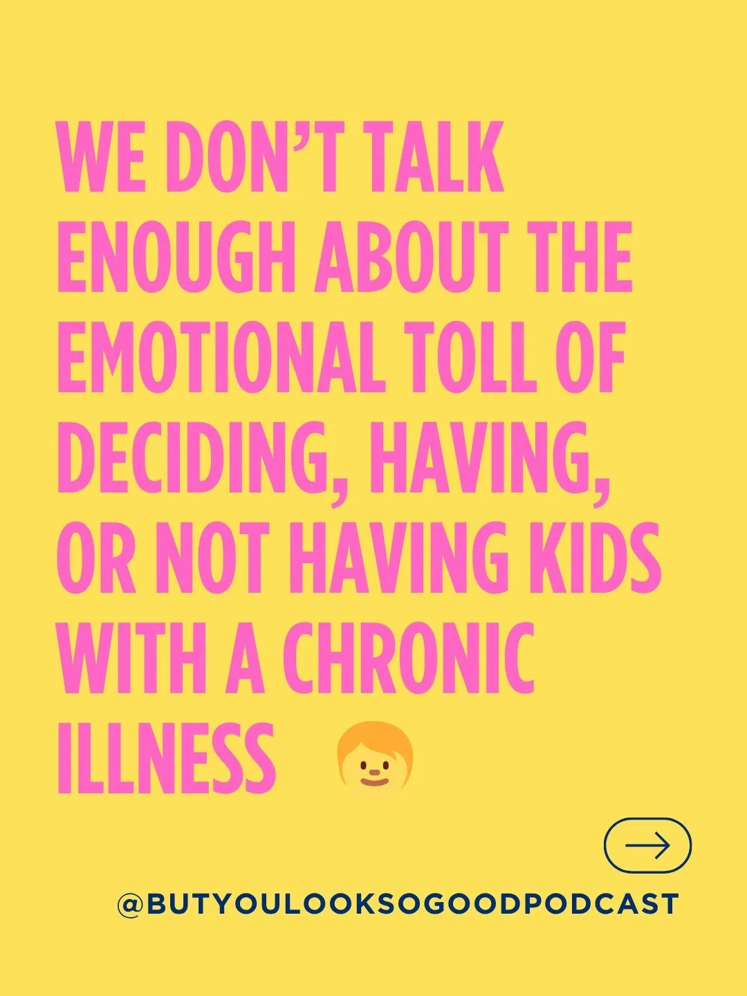 We don&rsquo;t talk enough about the emotional toll of deciding, having, or not having kids with a chronic illness 🧒

The question isn&rsquo;t always simple.
It can be layered with uncertainty, pressure, grief, hope &mdash; and a constant weighing u