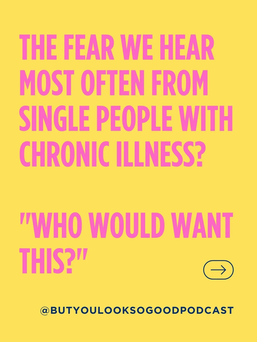 On the back of our conversation with Becky, we wanted to talk about something we hear often from clients living with chronic health conditions.

Being single can be hard.

Being single while navigating symptoms, uncertainty, fatigue, appointments, ac