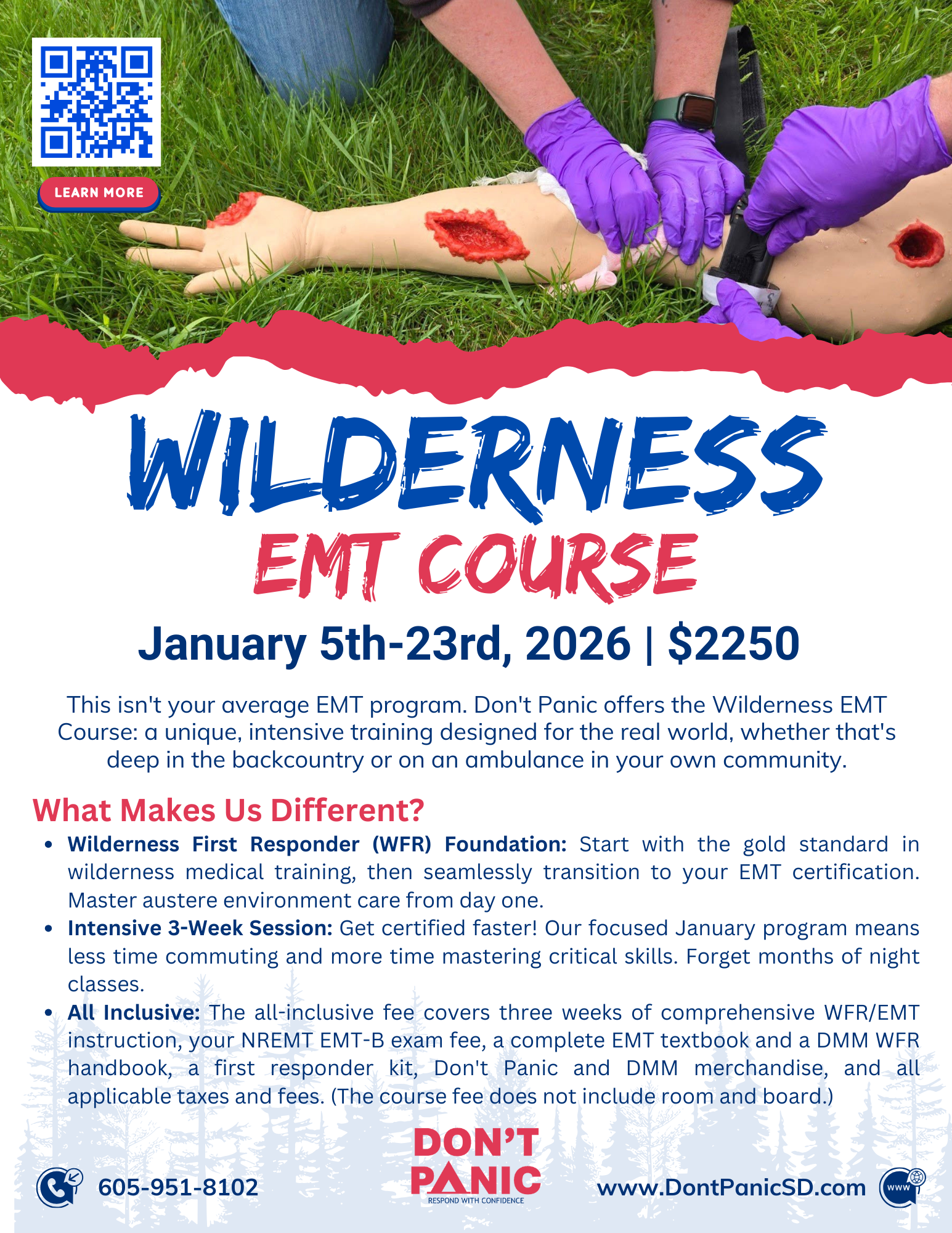 Get Your EMT Certification Faster: The Only Intensive 3-Week Wilderness EMT Course in South Dakota