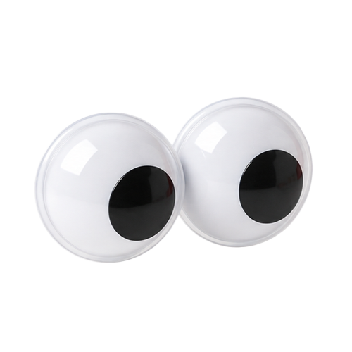 Two googly eyes