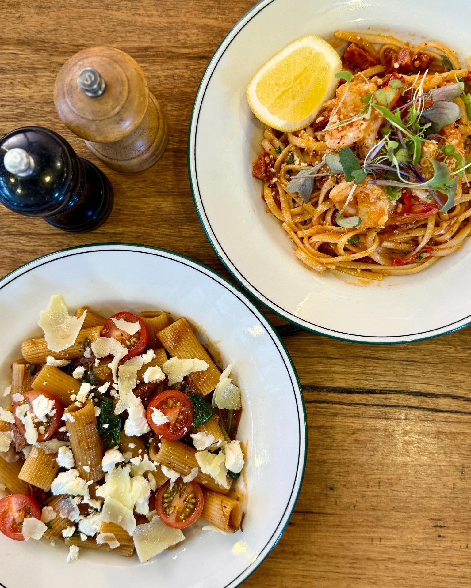Some Fridays, you just need a plate of pasta.

Maybe it&rsquo;s our Prawn &amp; Chorizo Linguine, loaded with Spanish chorizo, prawn cutlets, chilli, garlic, olive oil, &rsquo;nduja oil, pangrattato and a squeeze of lemon. Or perhaps you&rsquo;re lea