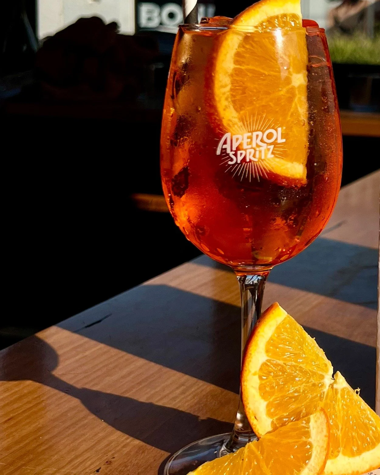 The recipe for a perfect afternoon?

Start with sunshine. Add your favourite table. Pour in a Brown Cow $14 Happy Hour spritz. Mix with good company and let the afternoon stretch into dinner!