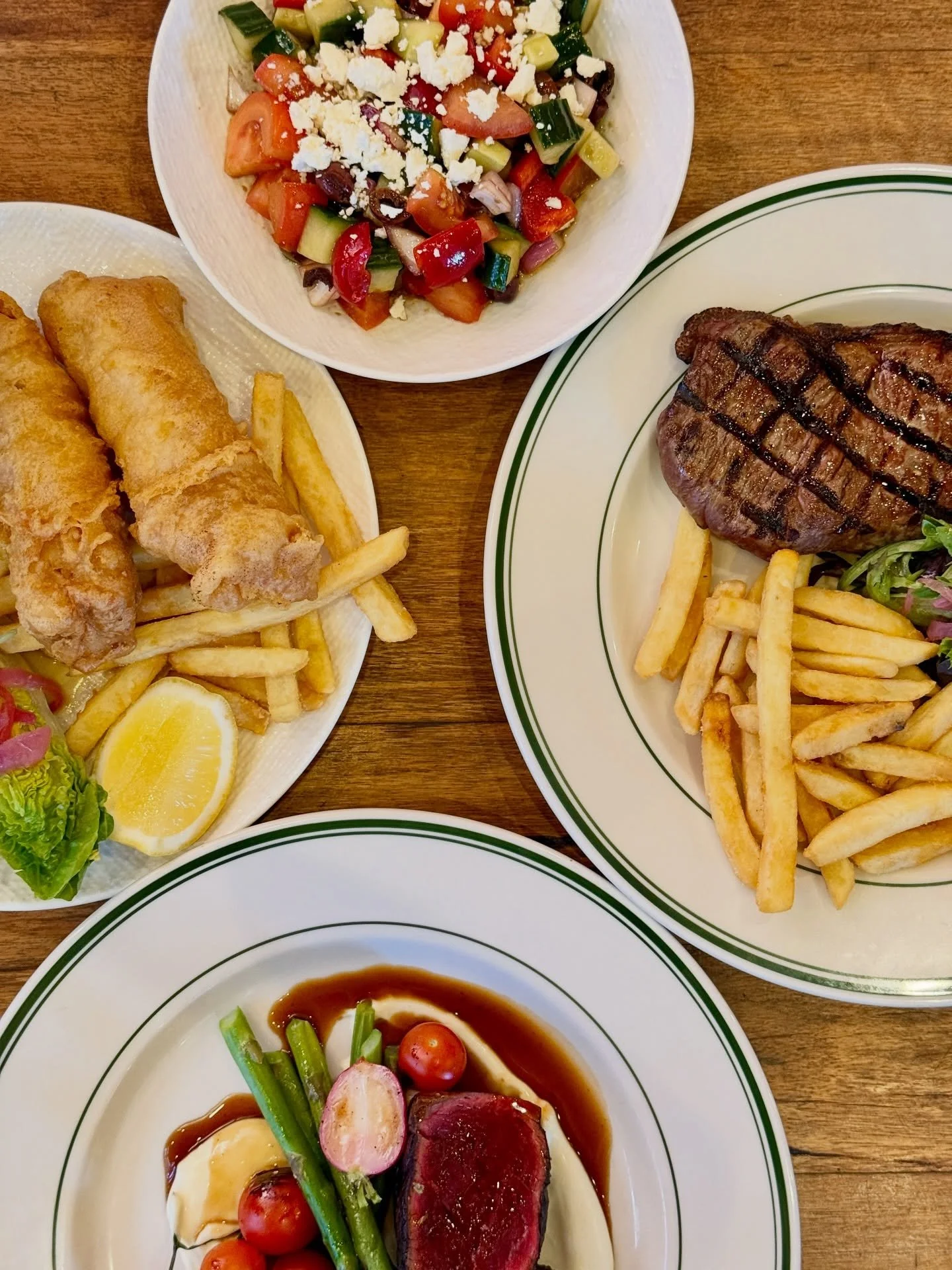 Whatever you&rsquo;re in the mood for, you&rsquo;ll find it at Brown Cow.

From comforting pub classics like our fish and chips and steaks, to elevated mains and vibrant salads, our menu brings together something for every taste.

Gather your people 