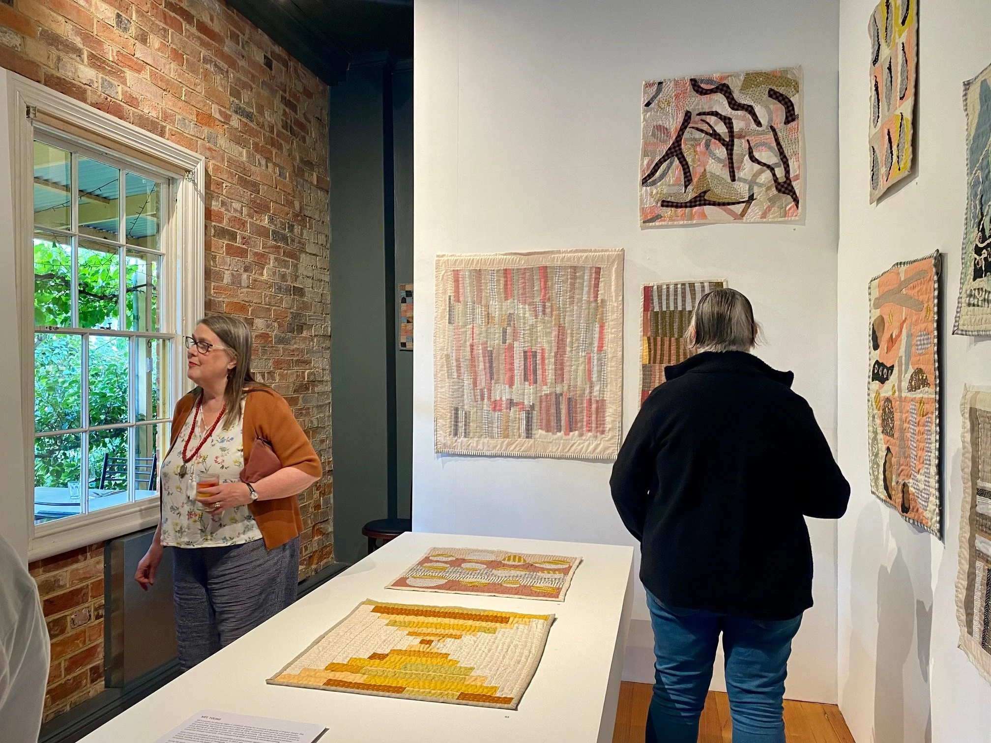 Viewing the exhibition