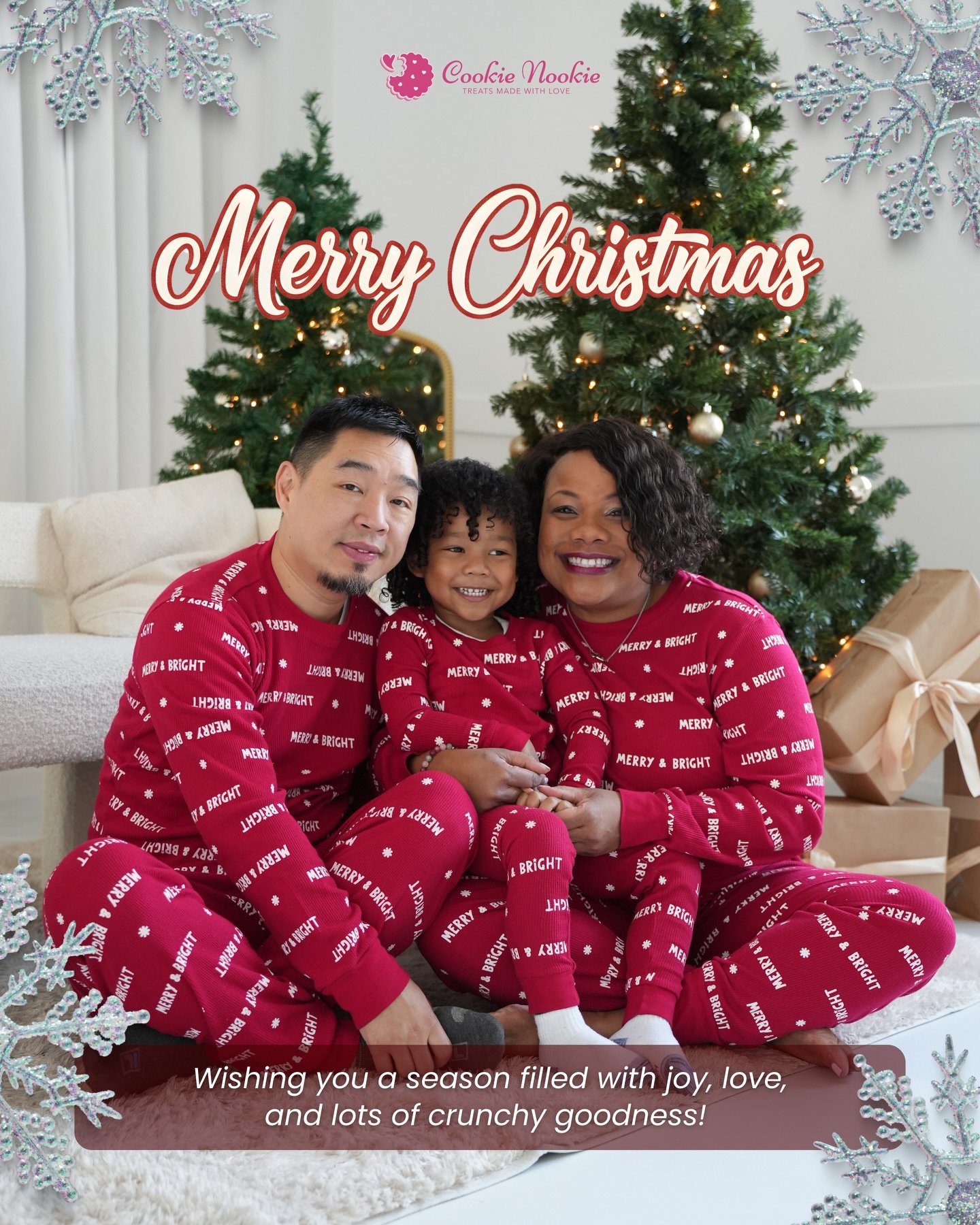 Merry Christmas from our little Cookie Nookie family to yours. 🎄✨

This season always reminds me of what truly matters, slow mornings, tight hugs, matching PJs, and the kind of laughter that fills a whole room. These are the moments I hold close, an