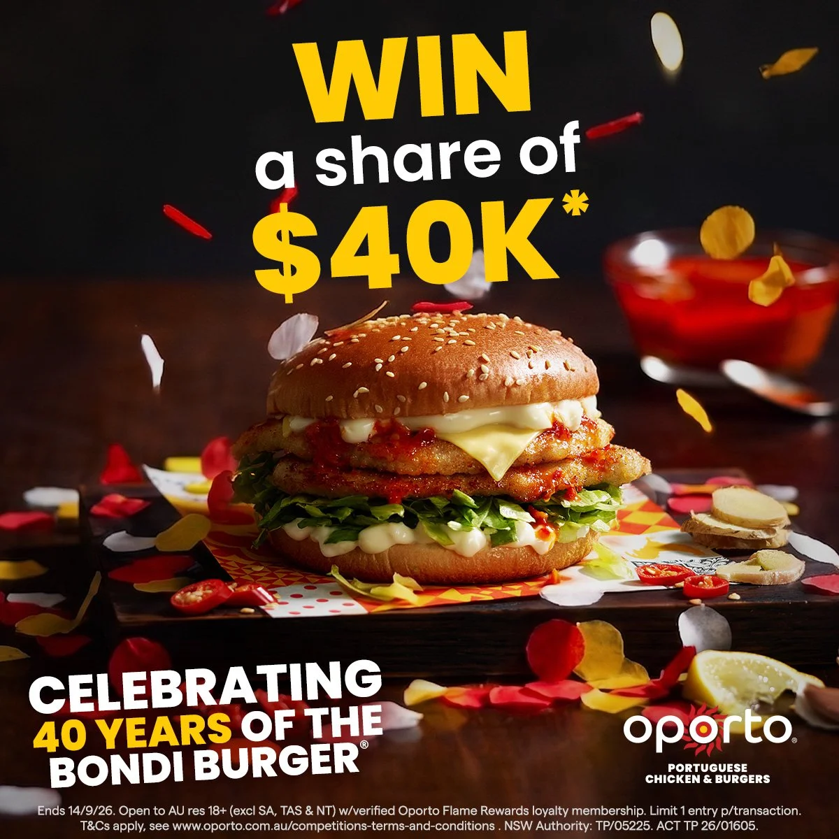 WIN $40K SHARE OPORTO