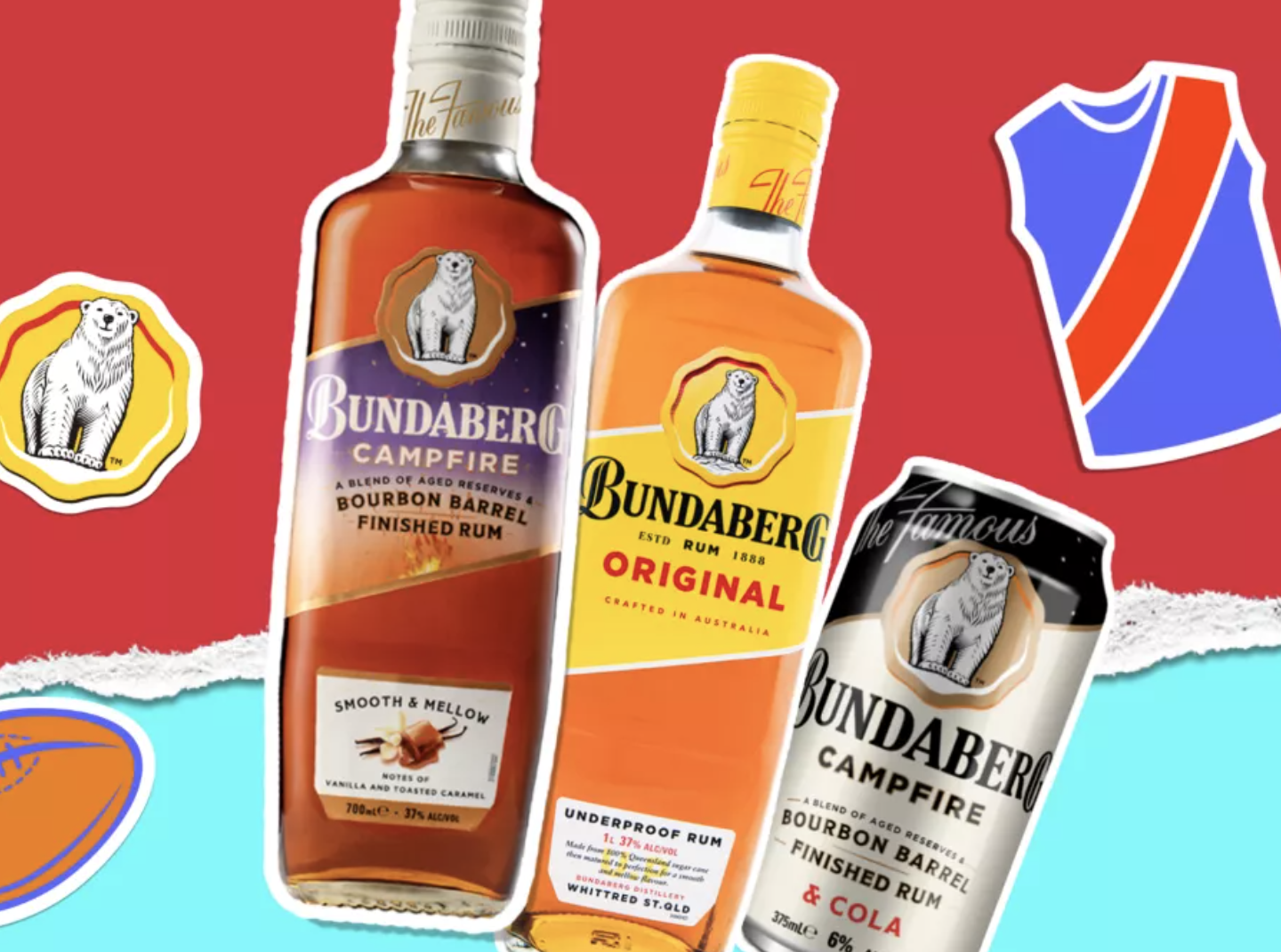 BWS: CELEBRATE FOOTY FINALS WITH BUNDY RUM