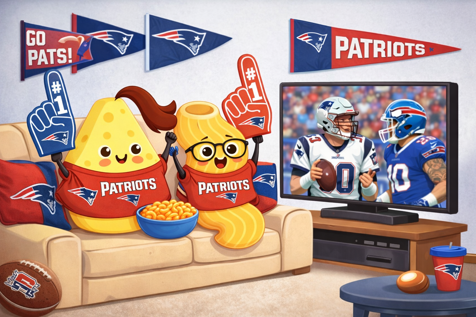 Cheering for the Patriots with pasta and cheese.png (Copy)
