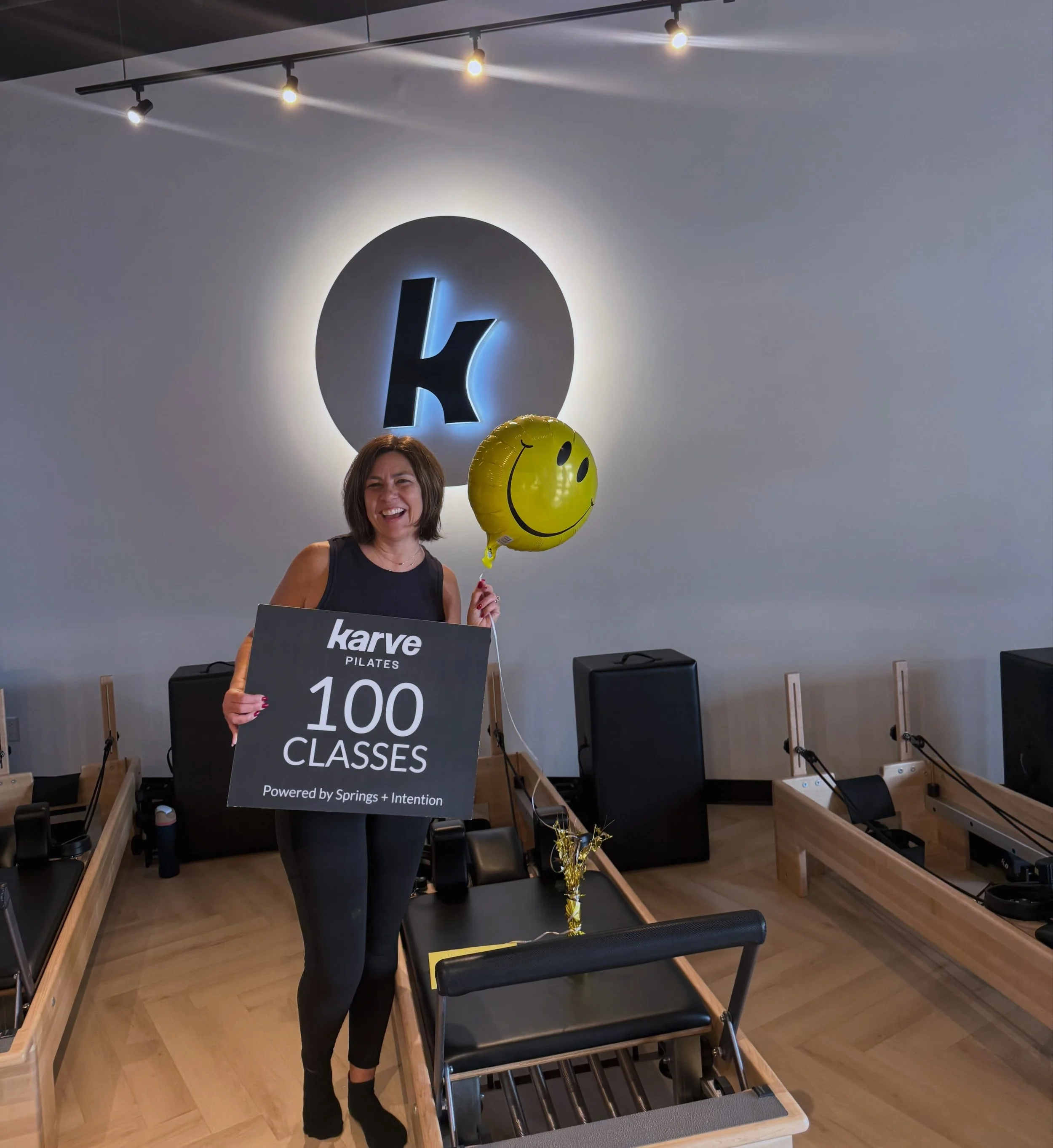 ✨ 100 CLASSES FOR DEB! ✨🤍

This one is extra, extra, EXTRA special to us! Deb was officially Karve&rsquo;s very first purchase. She was the first person to create an account with us and one of the very first people through our doors during our soft 
