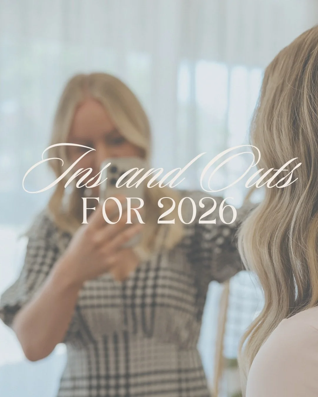 2026 is all about intention 🤍 start in the salon xx