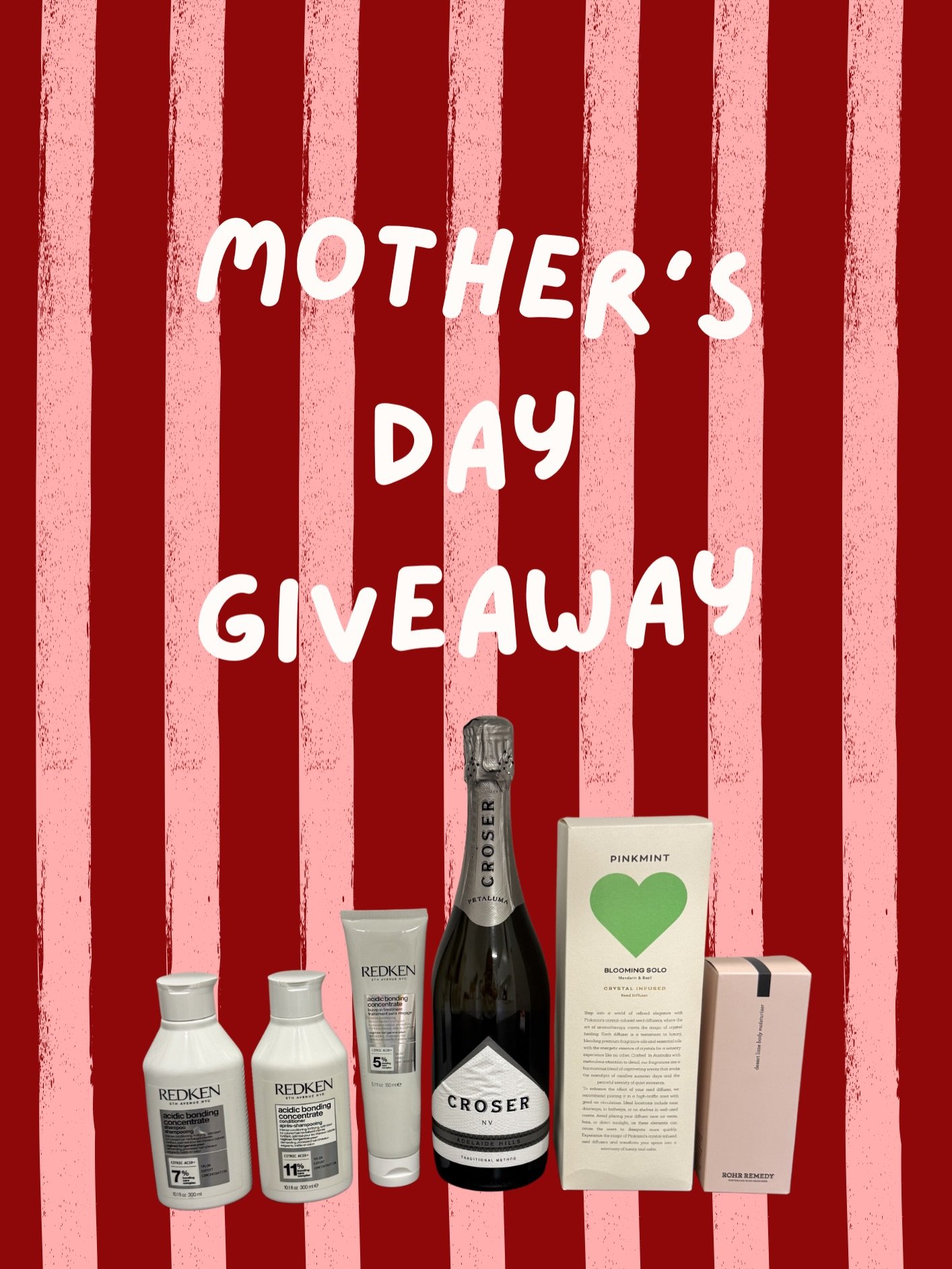 Because everyone deserves to feel a little extra cared for 🤍

Throughout April, every Acidic Bonding Concentrate treatment in salon will be entered into our Mother&rsquo;s Day giveaway.

Win a curated pamper bundle valued at over $250.
Winner announ
