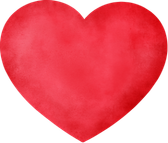 Red heart shape