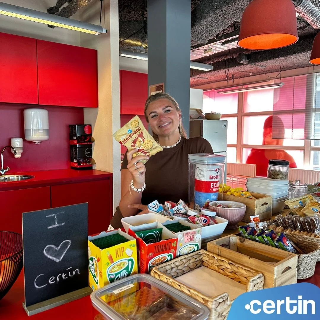 Op kantoor hebben wij elke dag heerlijke snack klaar liggen. 
Welk tussendoortje eet jij het liefst?

#werkenbijCertin #vacature #carri&egrave;rekans #nieuweuitdaging #Certin#Werkenbijcertin #Certin #certinhaarlem #haarlem #werk #werkenbij #vacatures