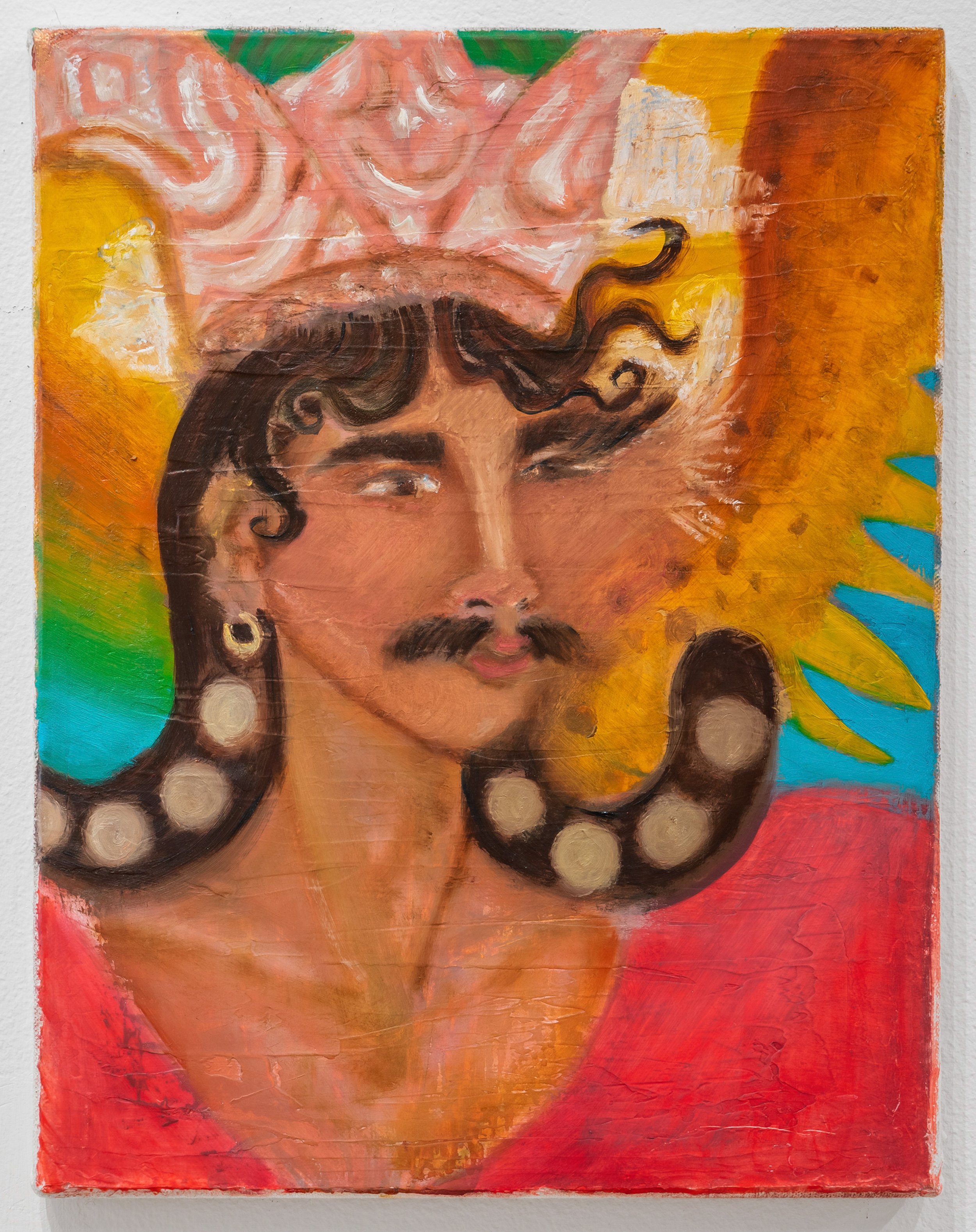 Gabriel, 2022-2023, oil on canvas, 14x11in