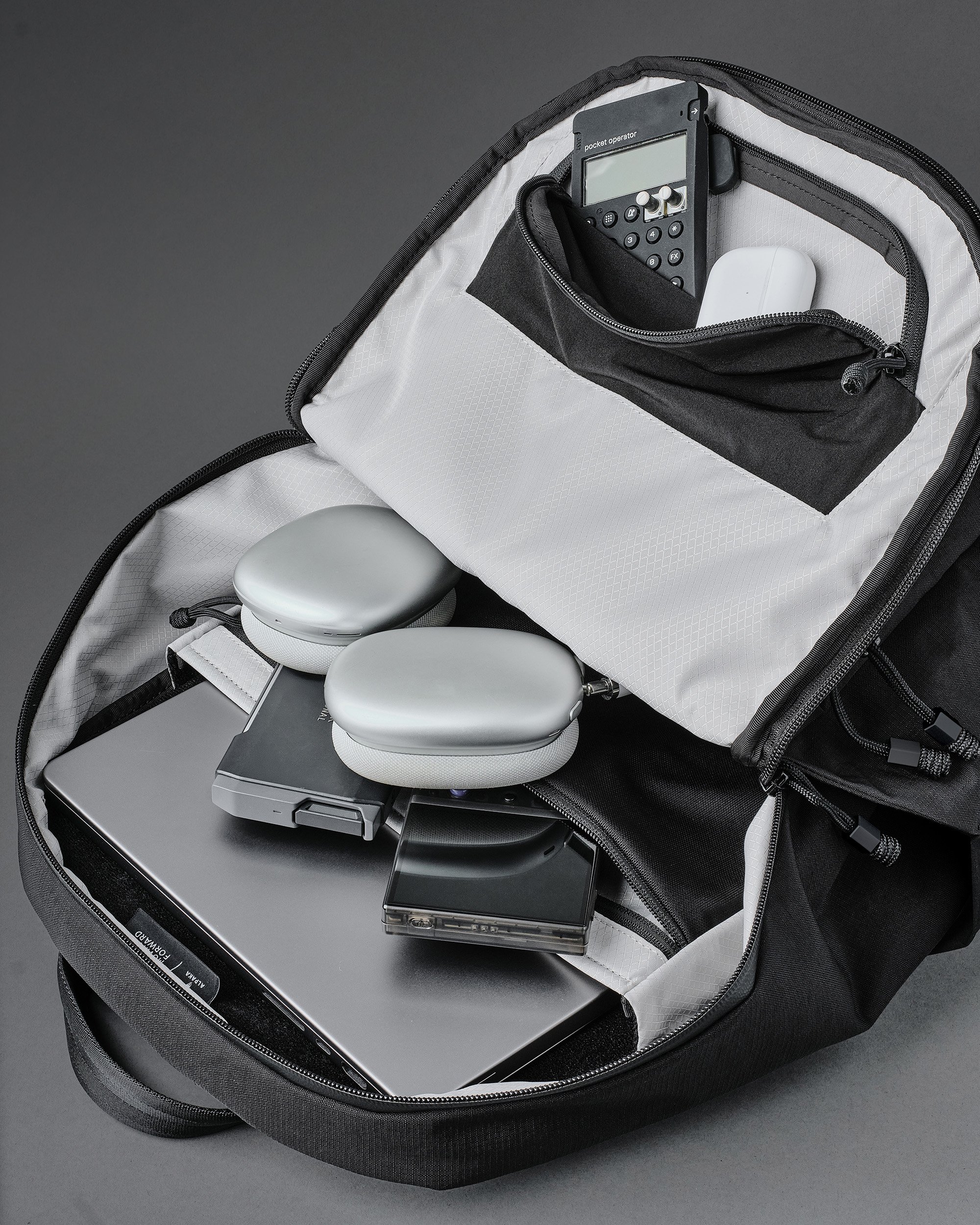 BRAVO BACKPACK MAIN POCKET PACKED.jpg