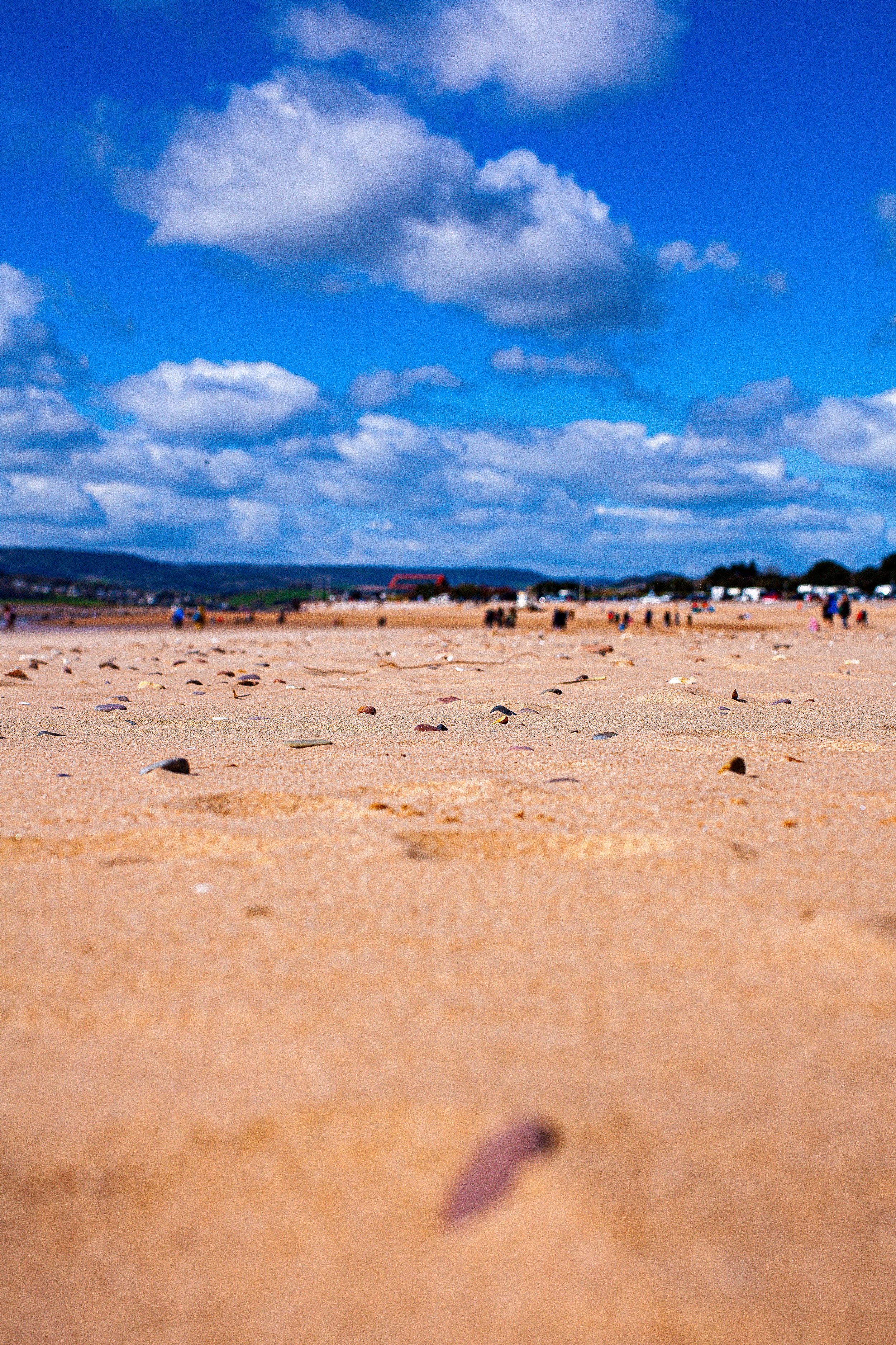 Exmouth beach on a summers day