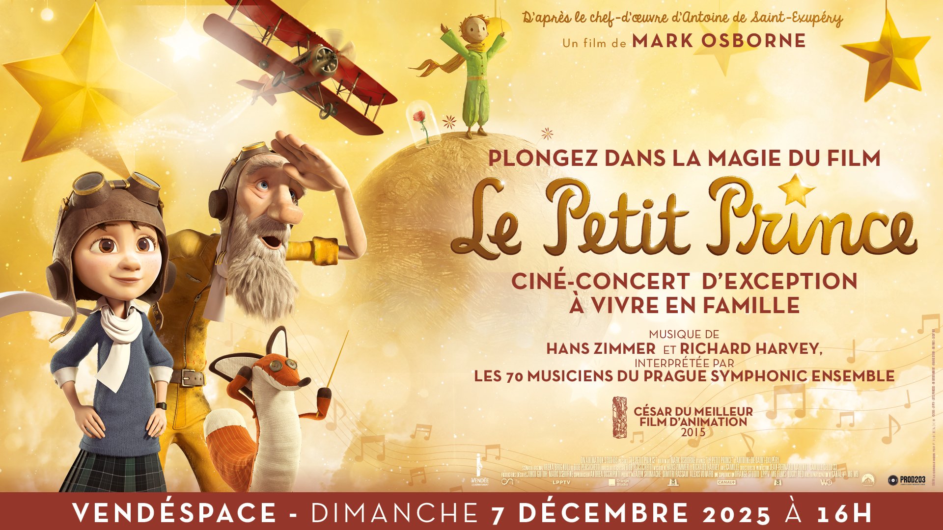 Le Petit Prince en ciné-concert • La Roche sur Yon