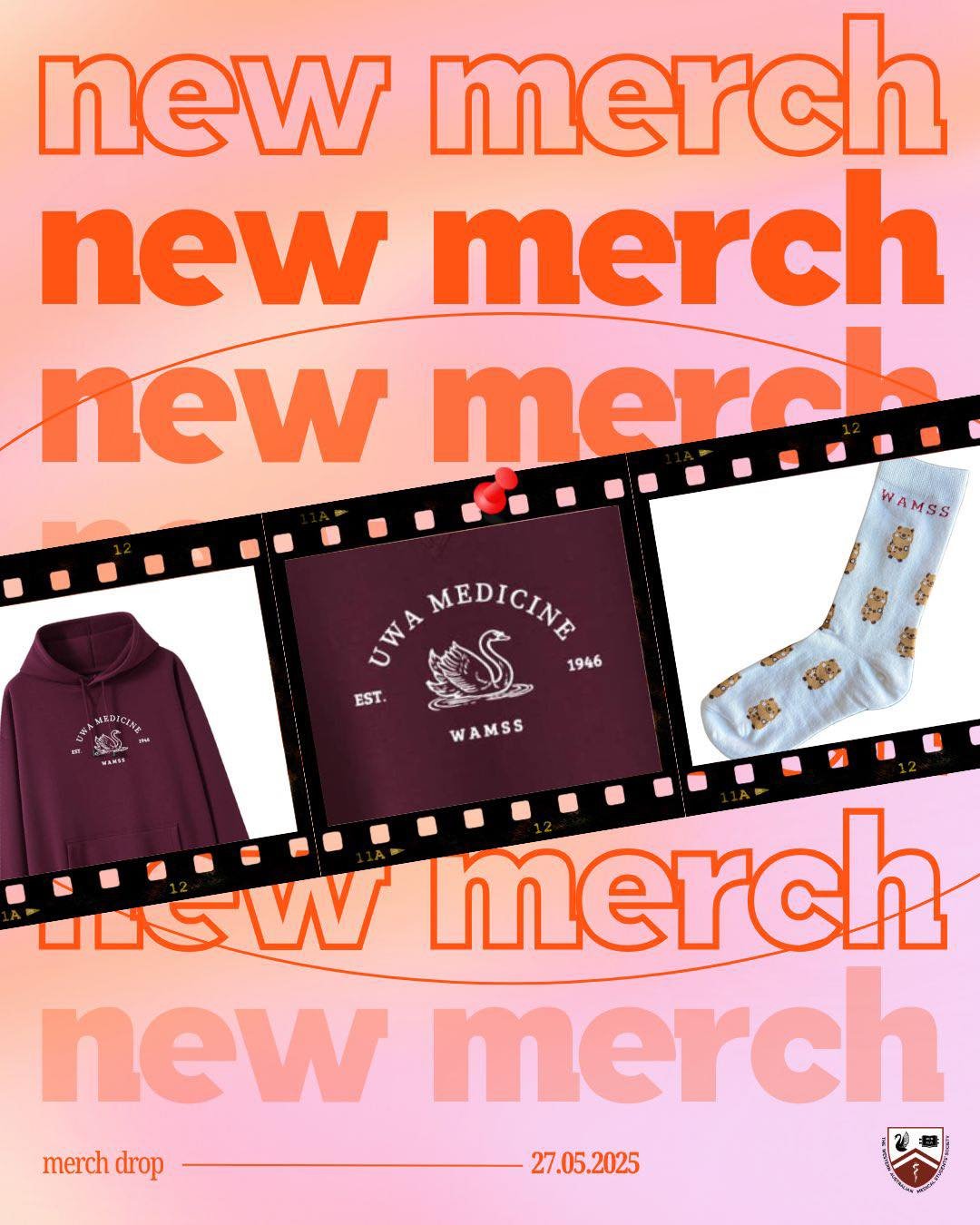 🚨 NEW MERCH ALERT 🚨

The wait is *finally* over! New WAMSS merch coming soon and it&rsquo;s 🔥🔥🔥

🧢 REVAMPED DESIGN - switching up the vibe but still reppin&rsquo; our maroon roots 😎
👕 NEW STYLES -  hoodies, crew necks, socks&hellip; will keep
