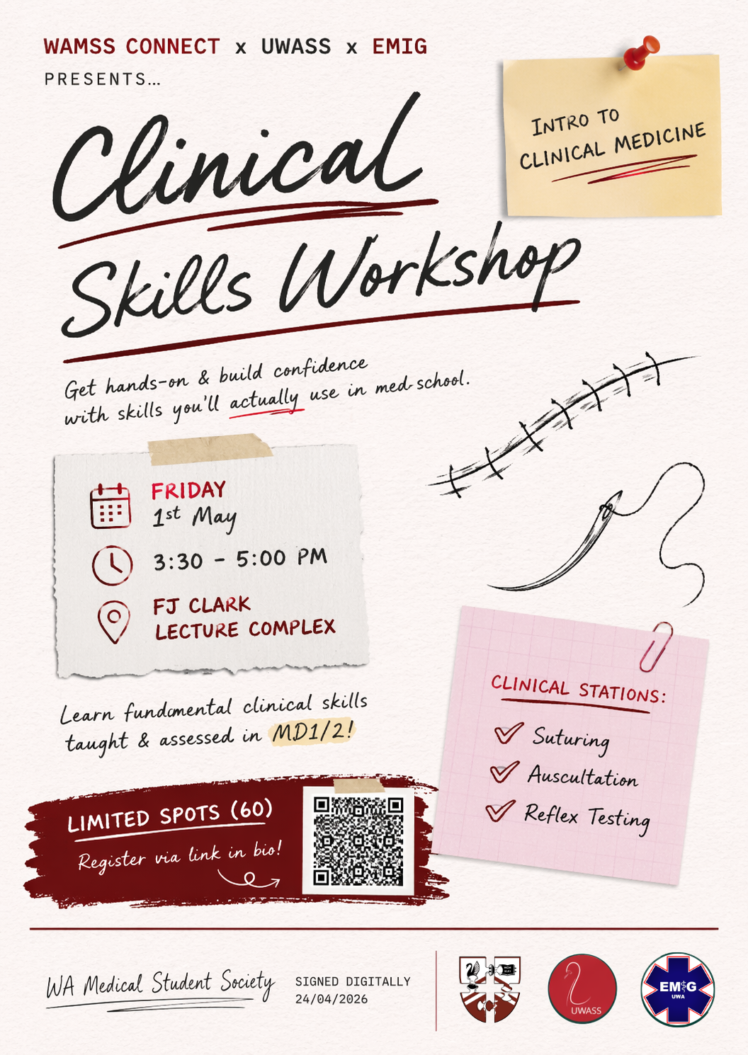 WAMSS Connect - Clinical Skills Workshop