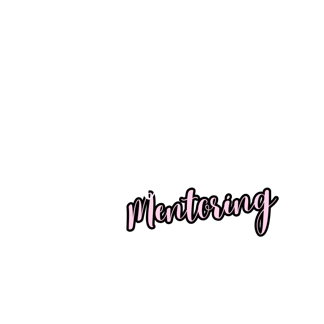 "Mindset Mentoring" text in cursive font on a black background.