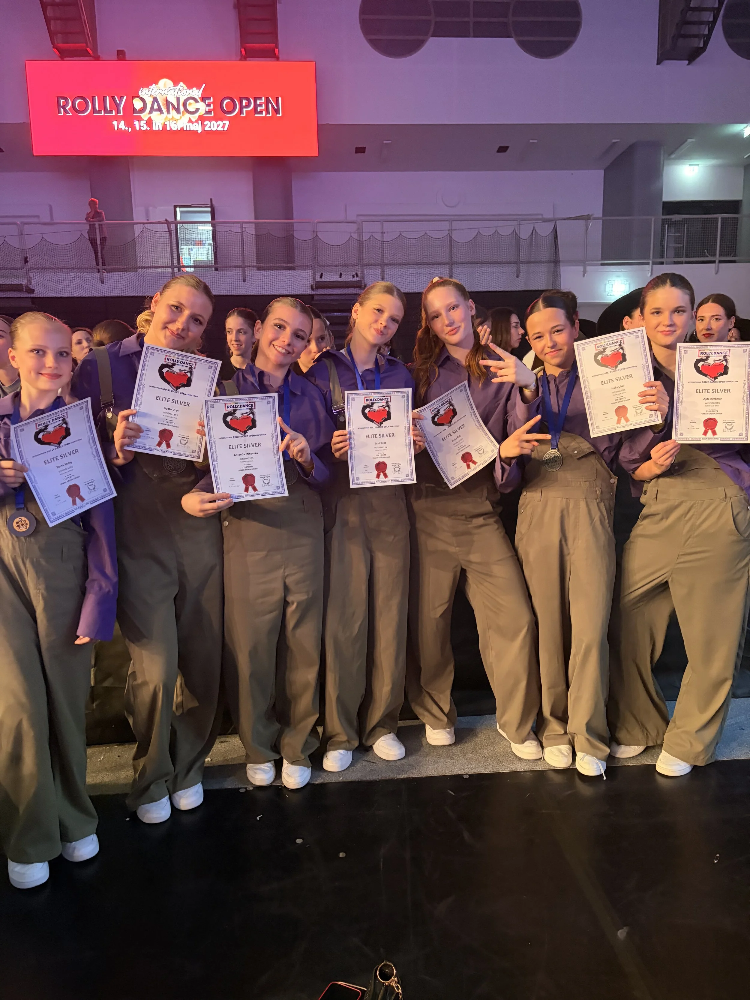 USPEHI NAŠIH PLESALK NA MEDNARODNEM PLESNEM FESTIVALU Rolly Dance Open🤩