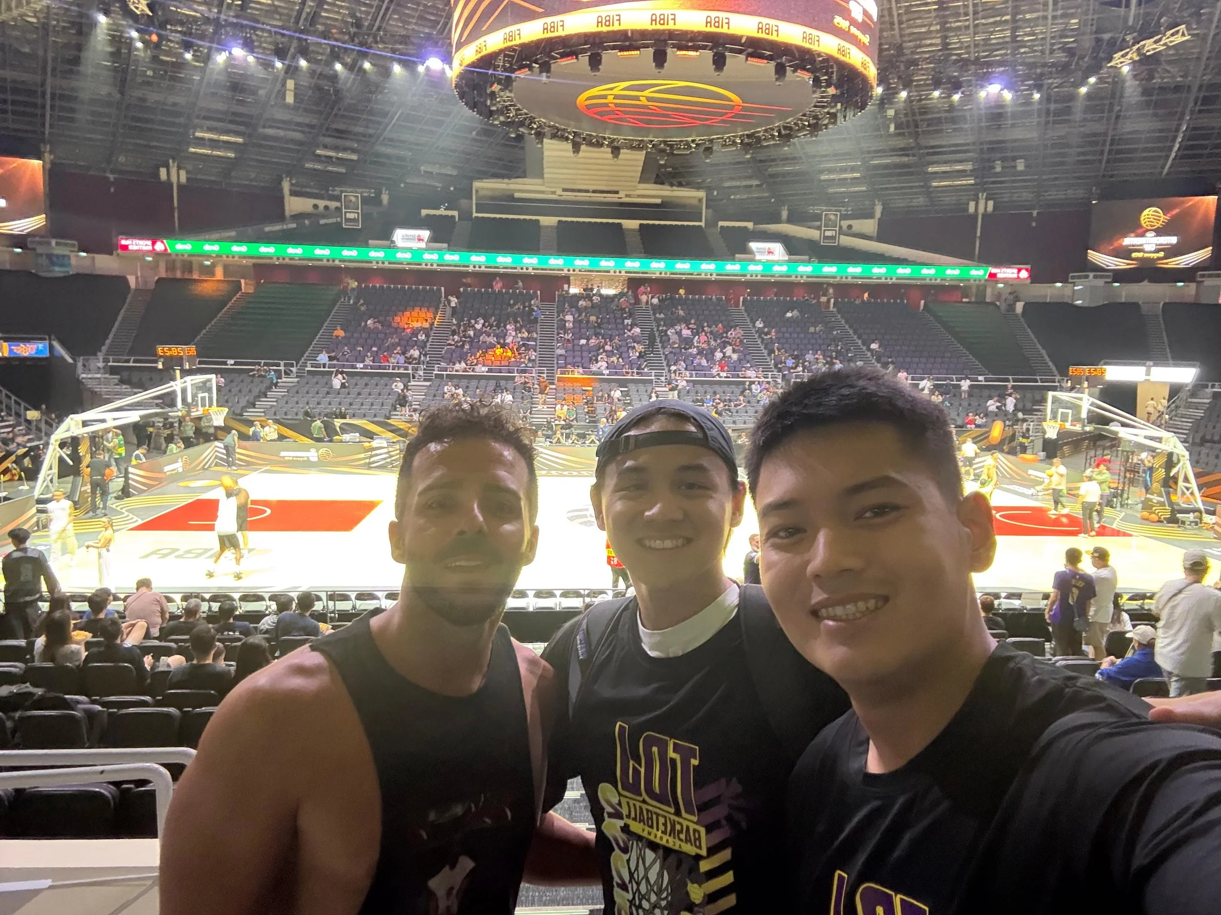 TDJ coaches exclusive VIP access to FIBA Intercontinental Cup 2025