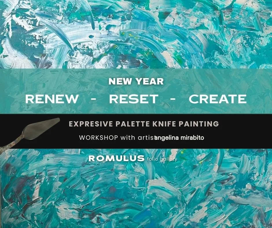 Renew-Reset-Create: A New Year Palette Knife Painting Workshop
