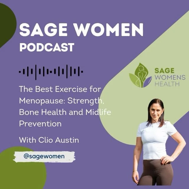 Such a pleasure to sit down and chat with Melanie on the Sage Women Podcast 💚 @sagemenopause 

We had a really important conversation around exercise in menopause, not just for how your body looks, but for what truly matters long term.

We spoke abo