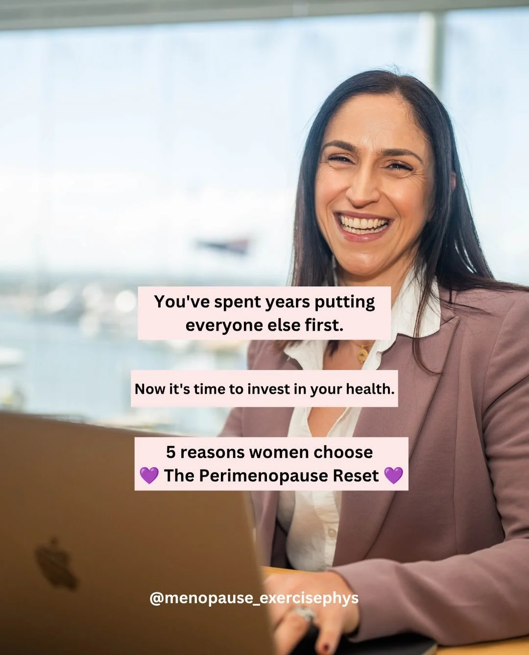 Most women don&rsquo;t need another workout program.

They need someone who understands what&rsquo;s actually happening to their body.

That&rsquo;s exactly why I created The Perimenopause Reset.

As an Exercise Physiologist, I don&rsquo;t just presc