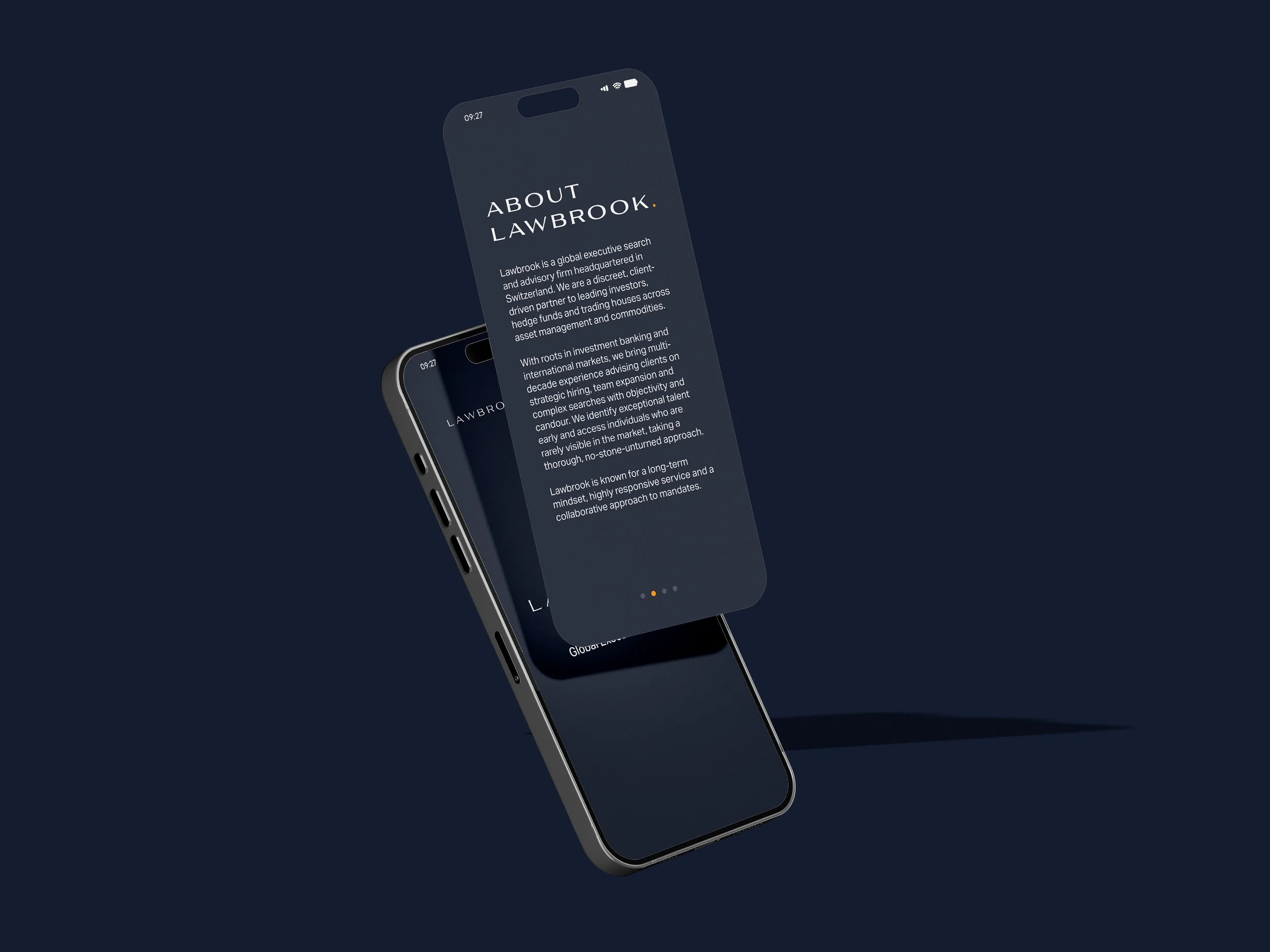 Lawbrook Mobile Website Design