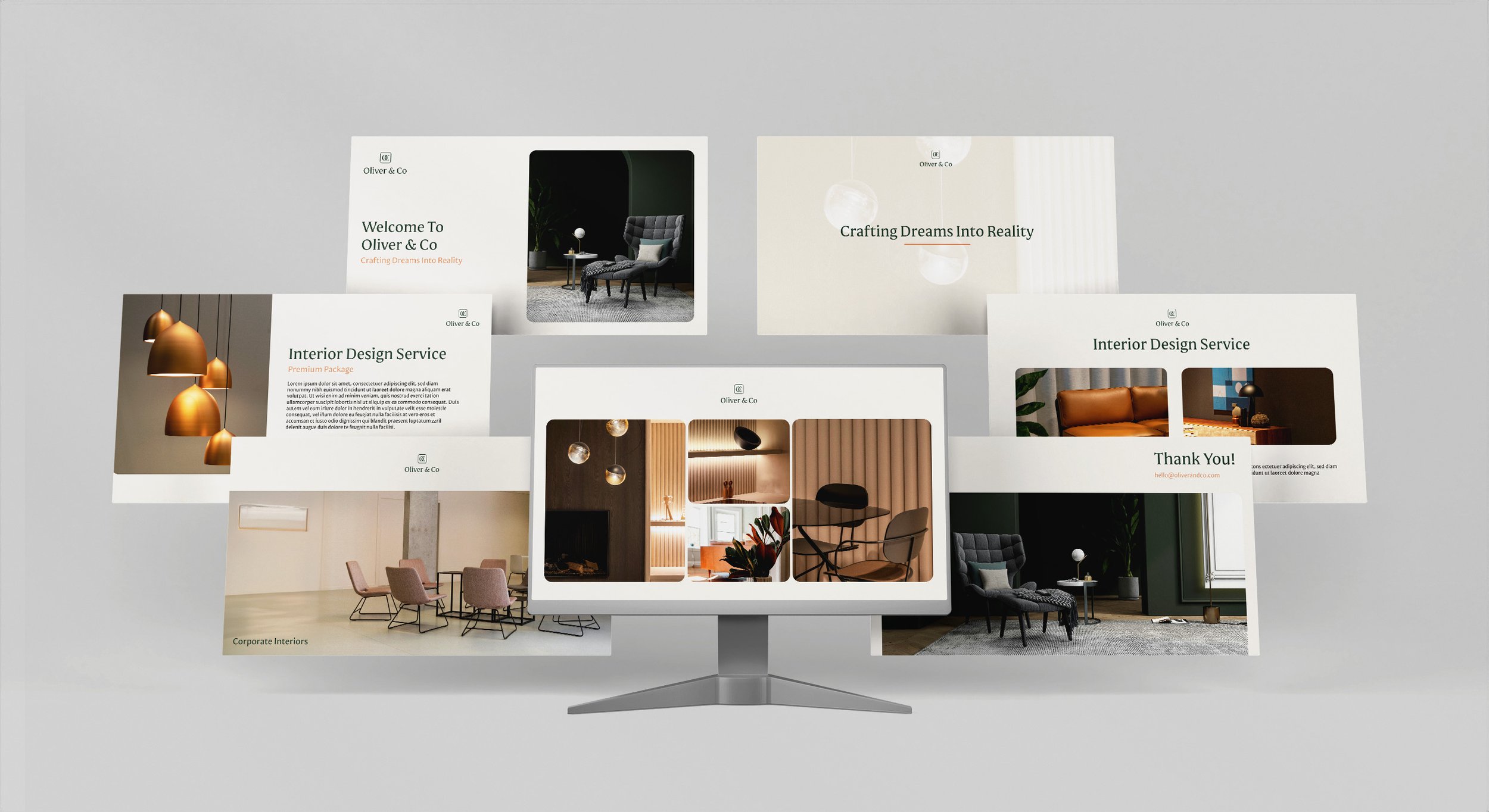 Oliver & Co Presentation Tempalte