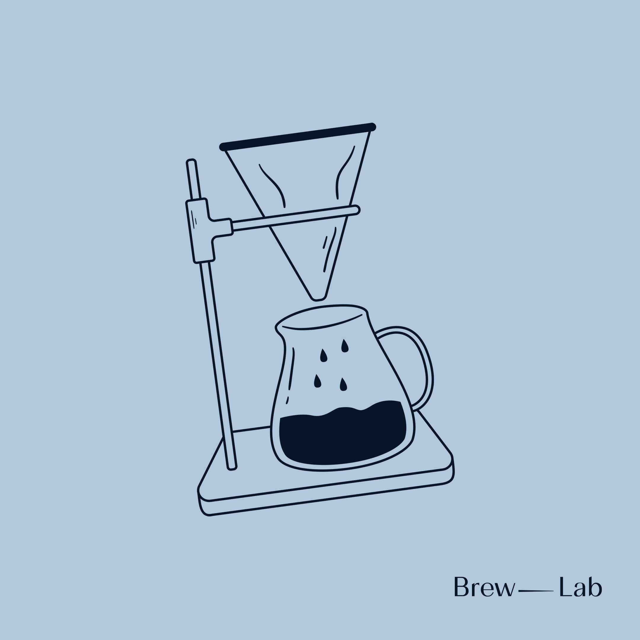 Brew Lab Illustration Style