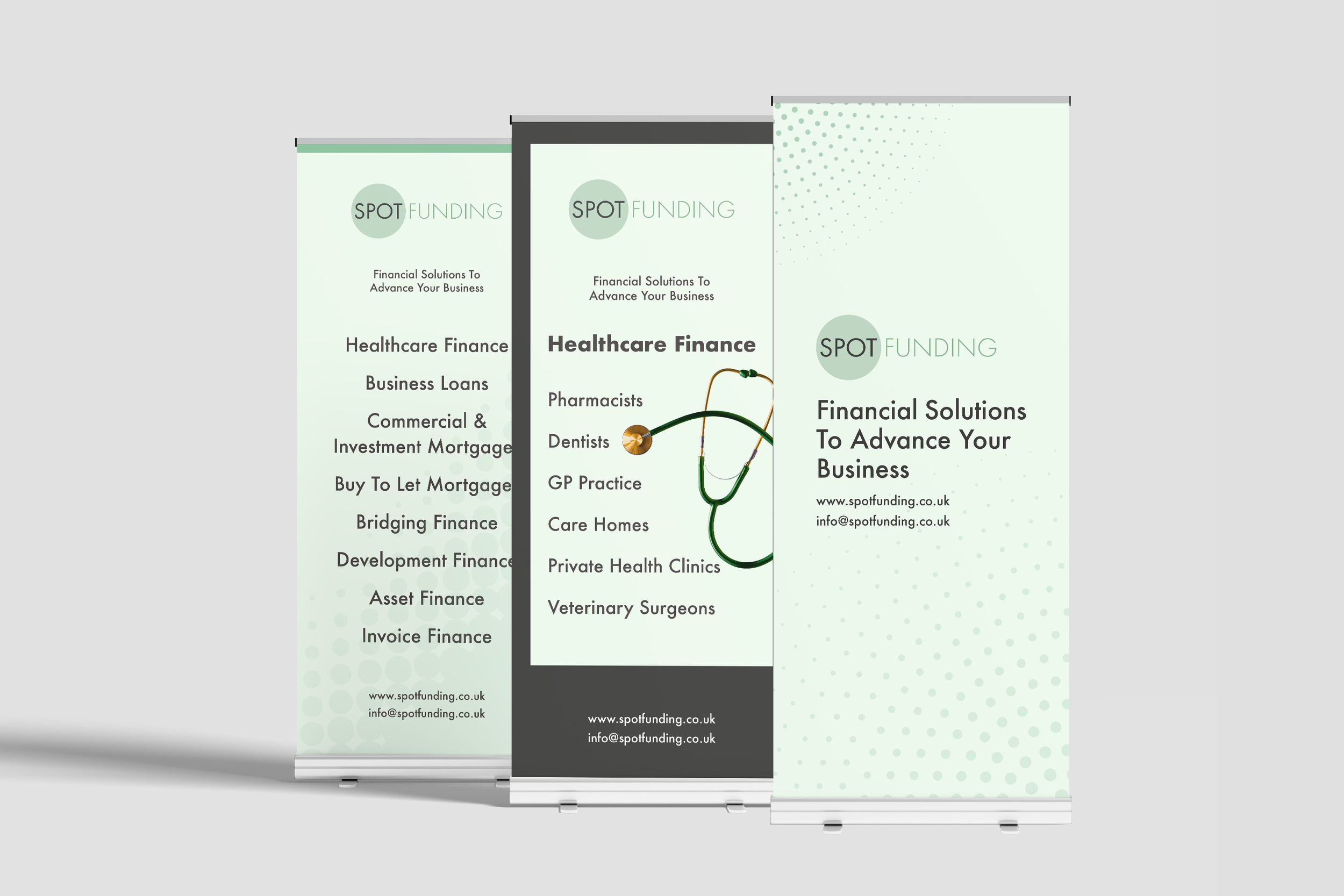 Spot Funding Pull-up Banner