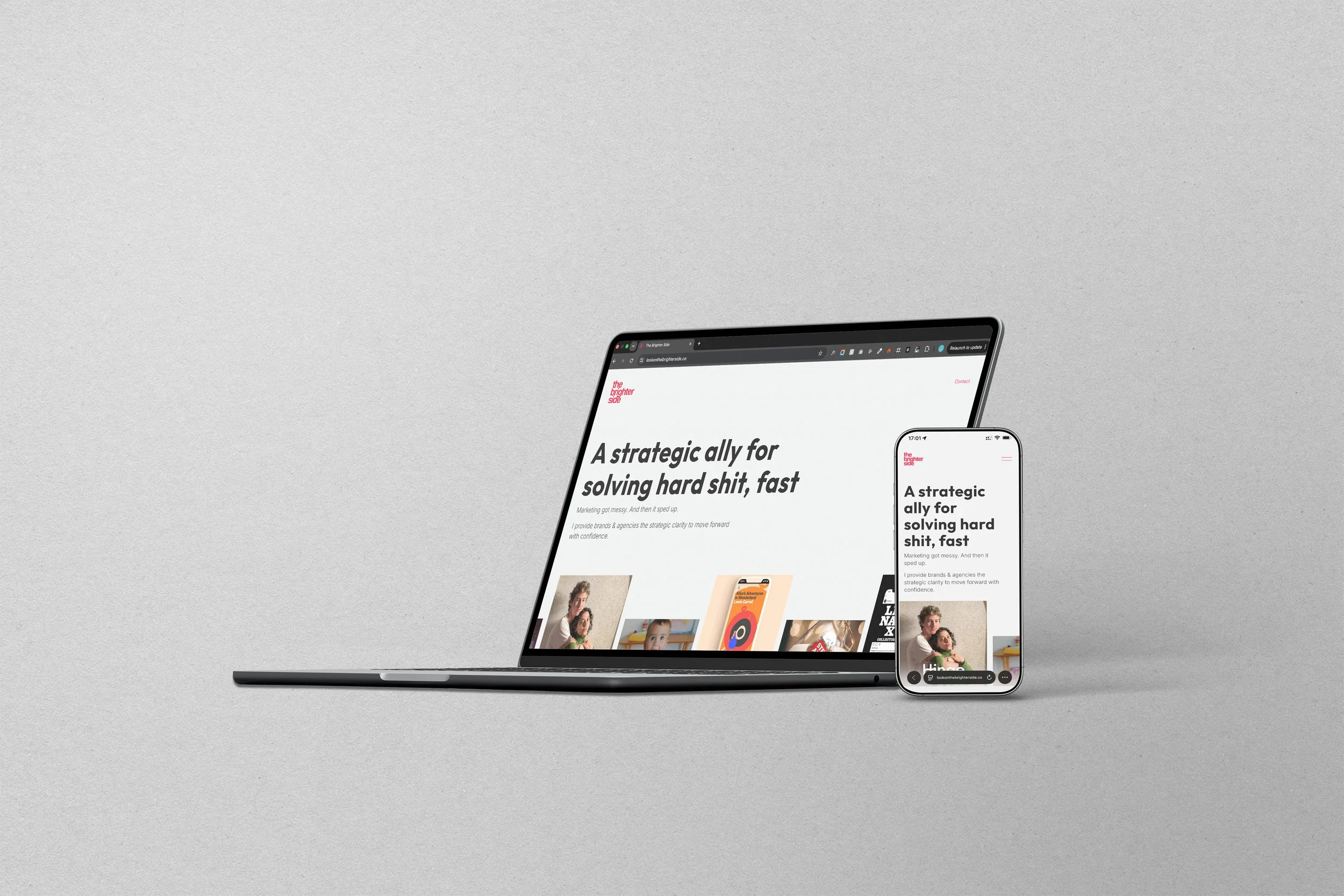 The Brighter Side Responsive Website