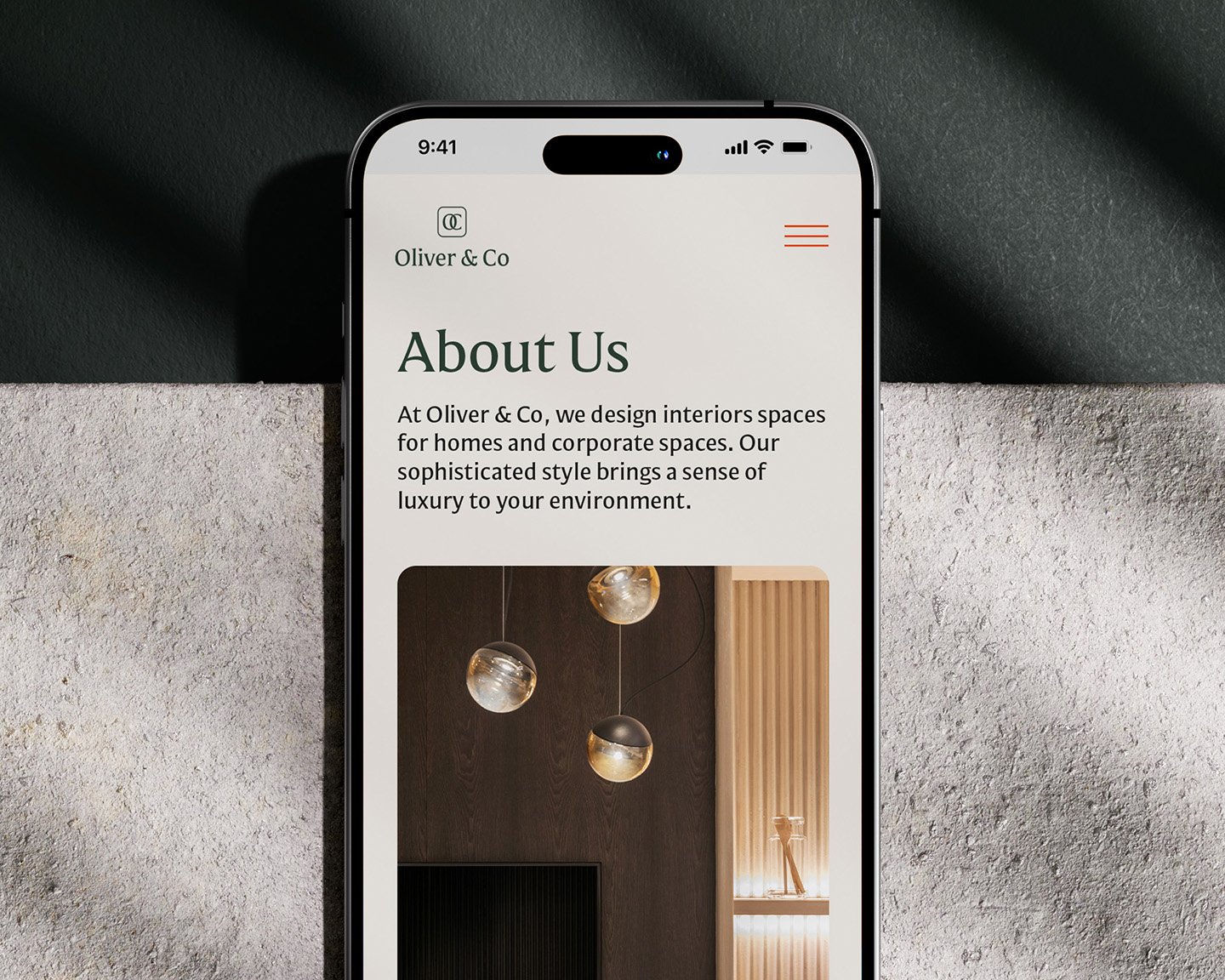 Oliver & Co Responsive Website Design