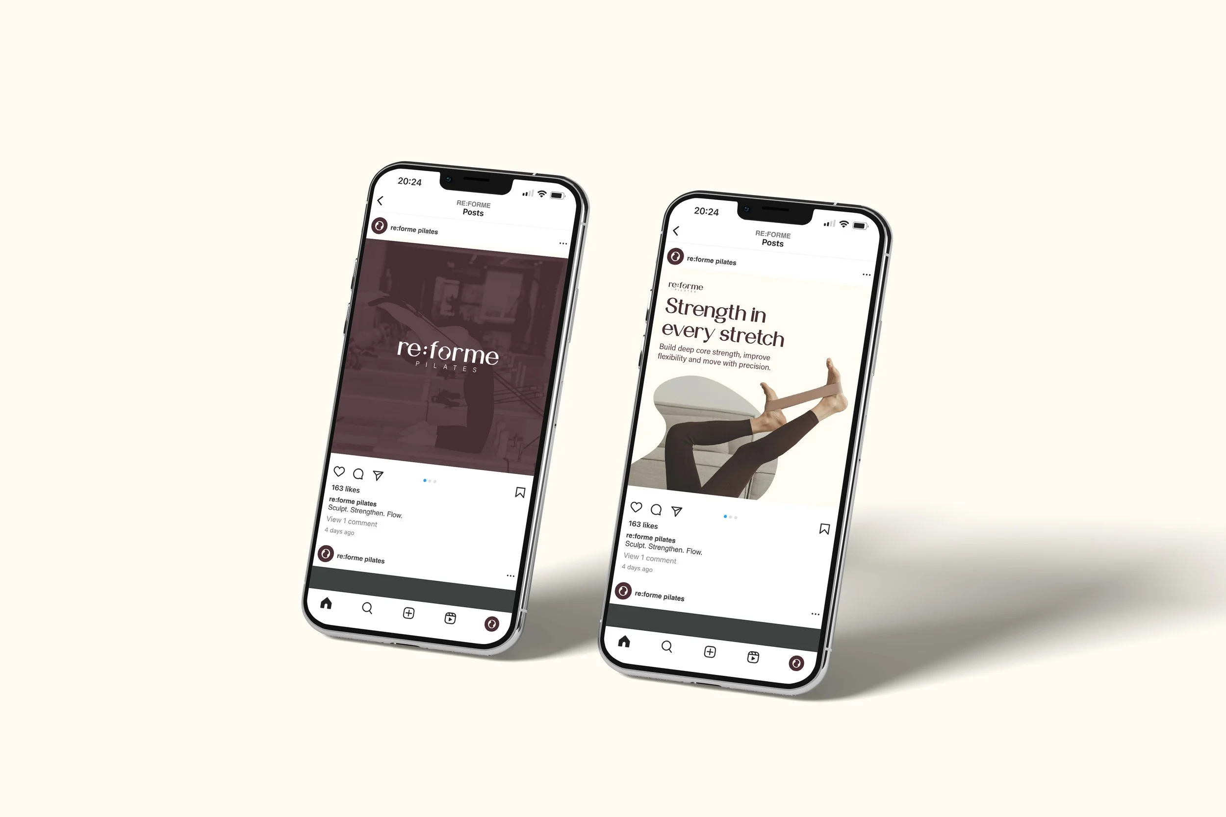 Re:forme Pilates Social Media Post