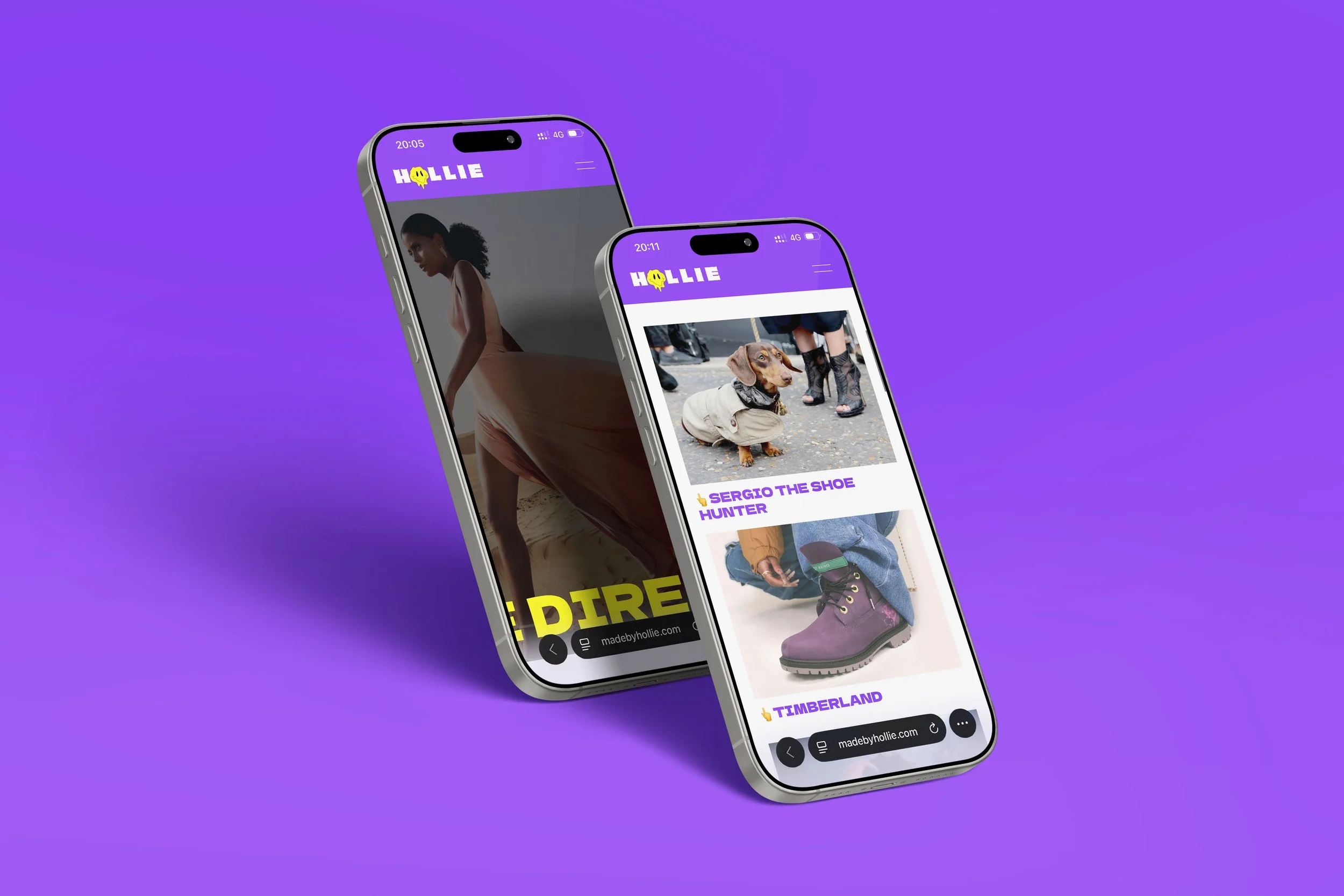 Hollie Fraser Mobile Website