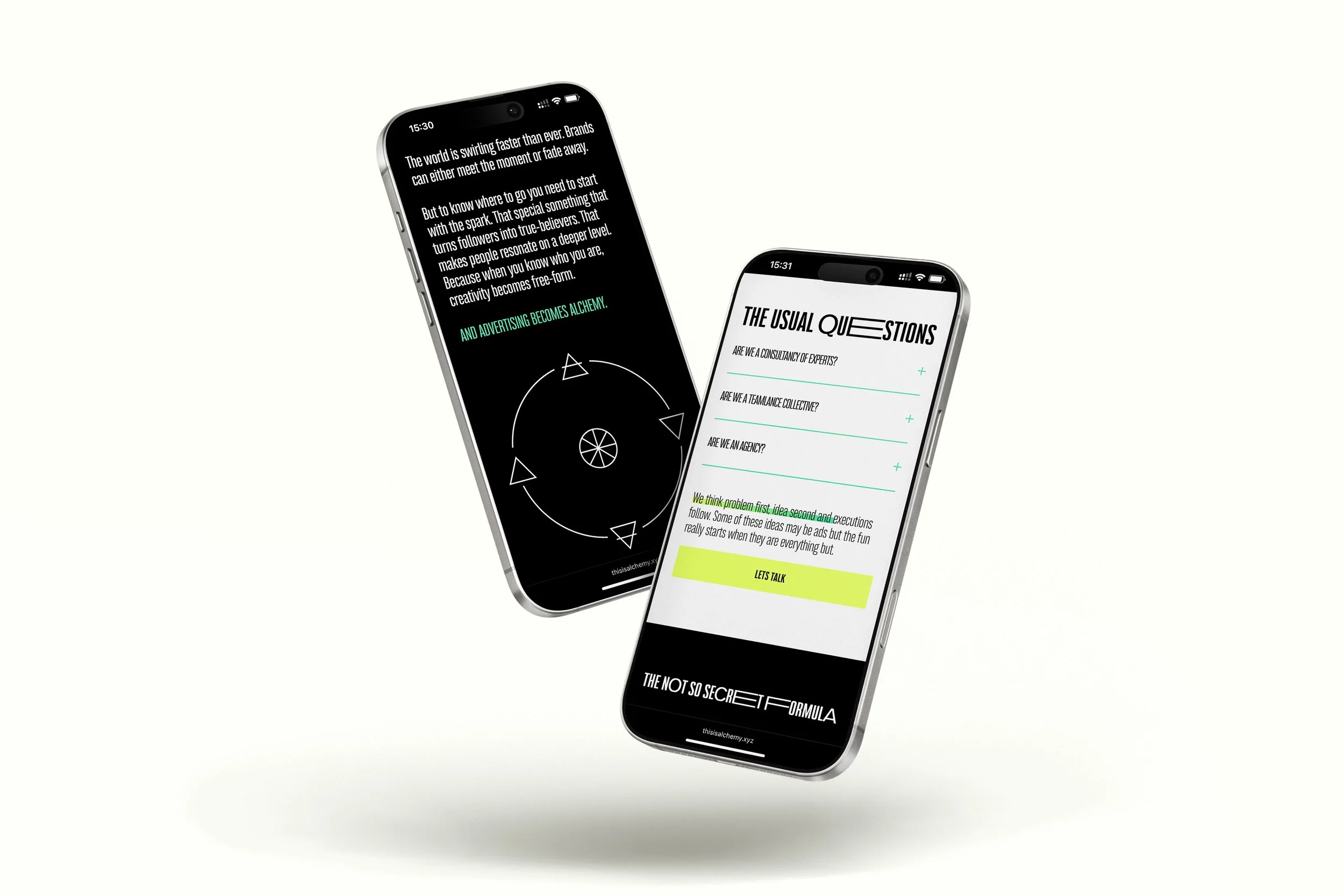 The Alchemy Mobile Website