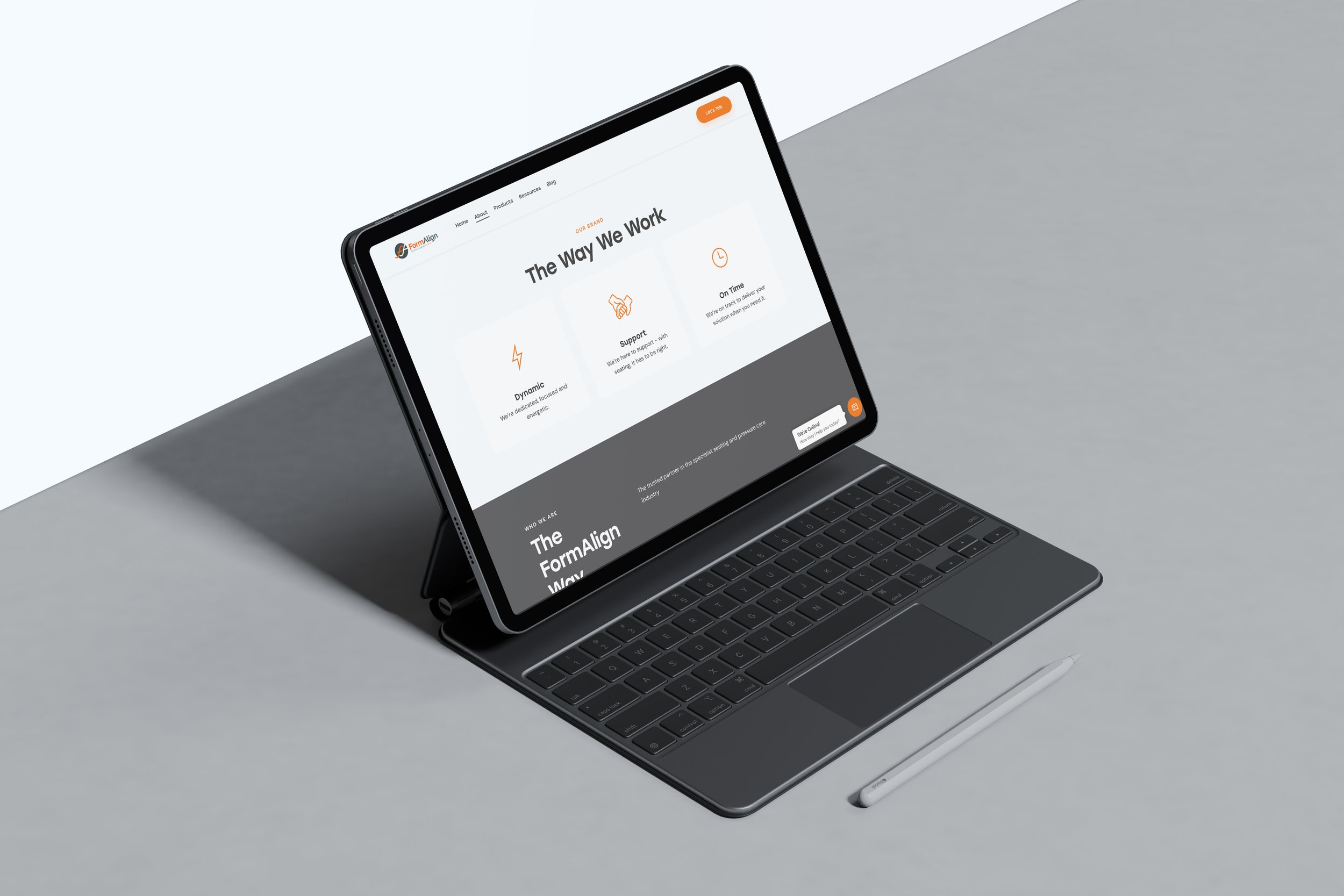 FormAlign Responsive Website - The Way We Woek