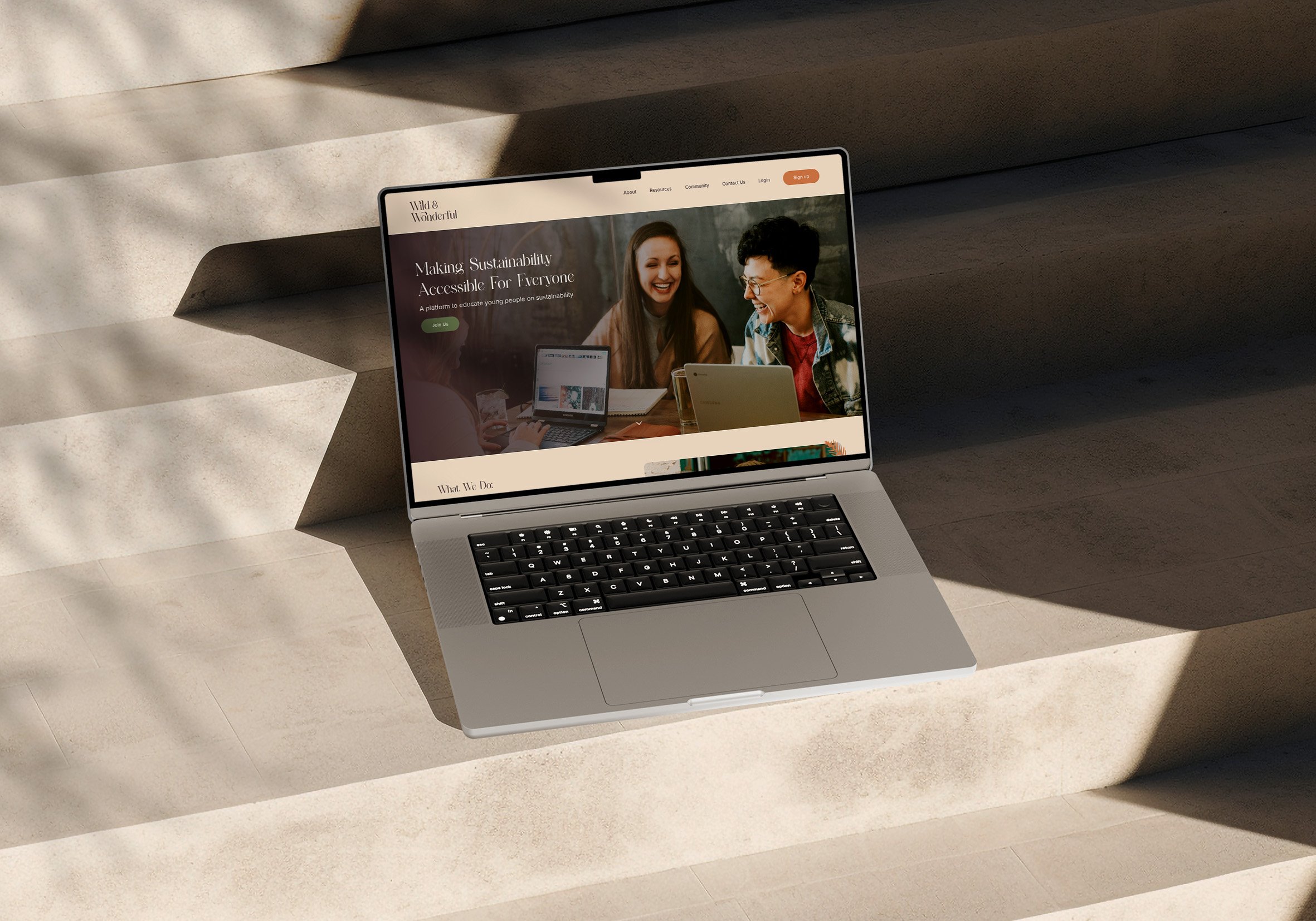 Wild & Wonderful Desktop Website Design