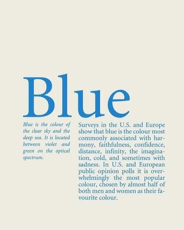 💙✨🩵 MAGICAL BLUE stimulates your thirst Chakra.