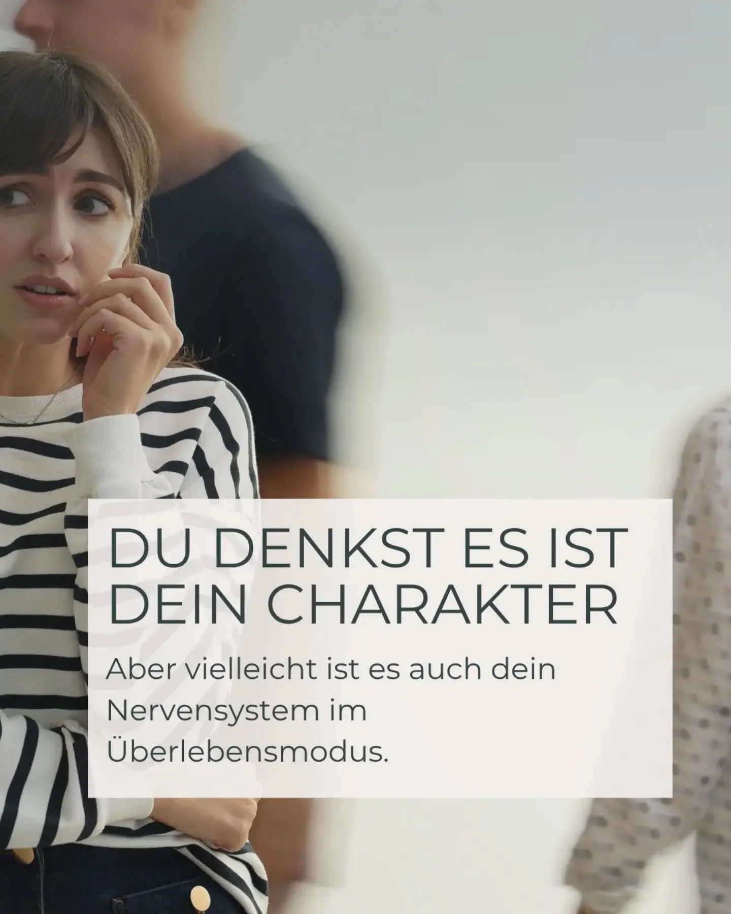Ich war immer stolz auf meine Rationalit&auml;t, dabei war sie lange mein Sicherheitsger&uuml;st. Denn wahre Sicherheit kommt aus dem K&ouml;rper nicht aus dem Verstand.

Die &Uuml;berzeugung &bdquo;So bin ich halt&ldquo; kann dein Charakterzug sein,