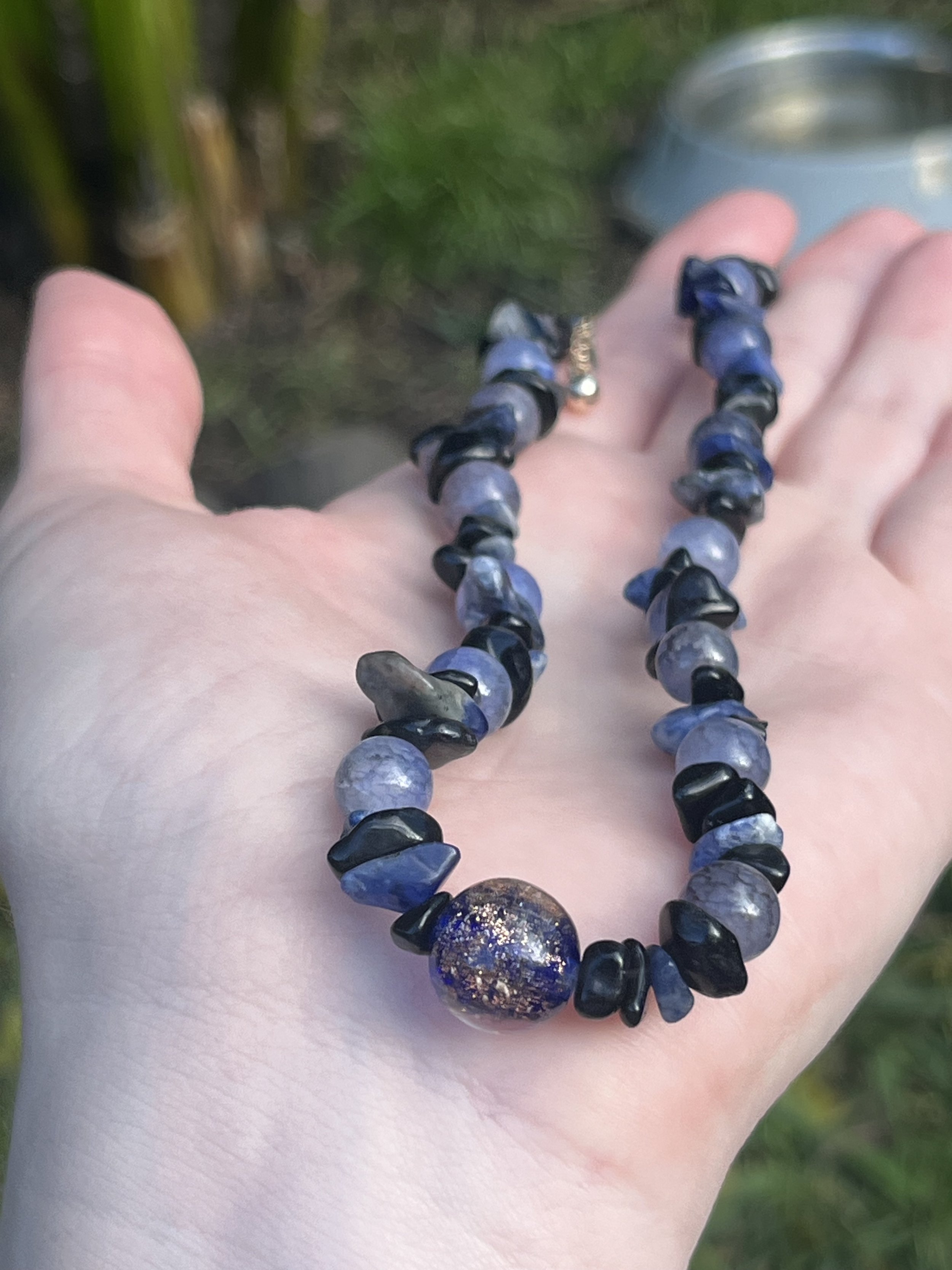 Midnight sky necklace