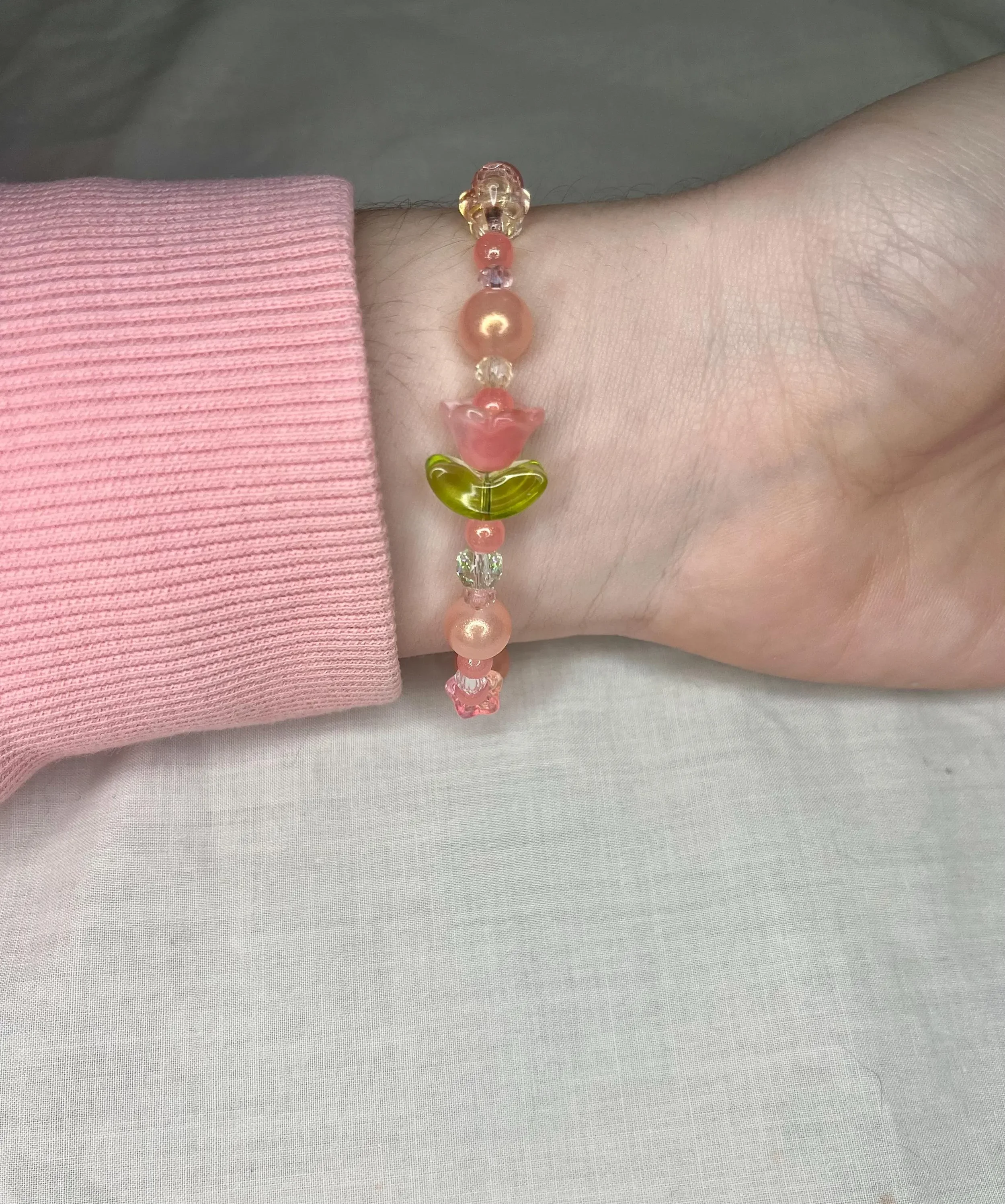 Blush Beaded Bracelet