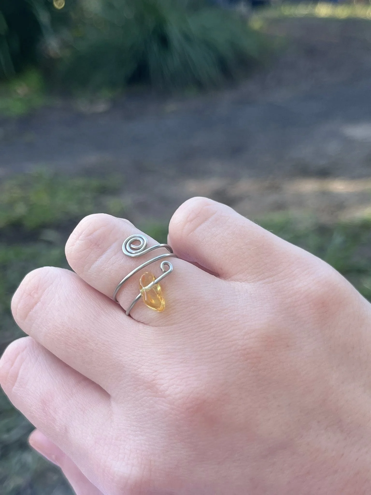 Yellow Stone Ring