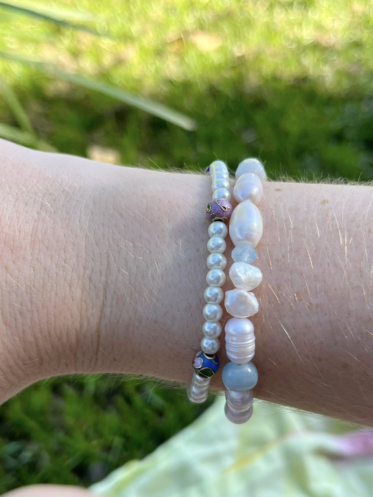 Pearl Bracelet set