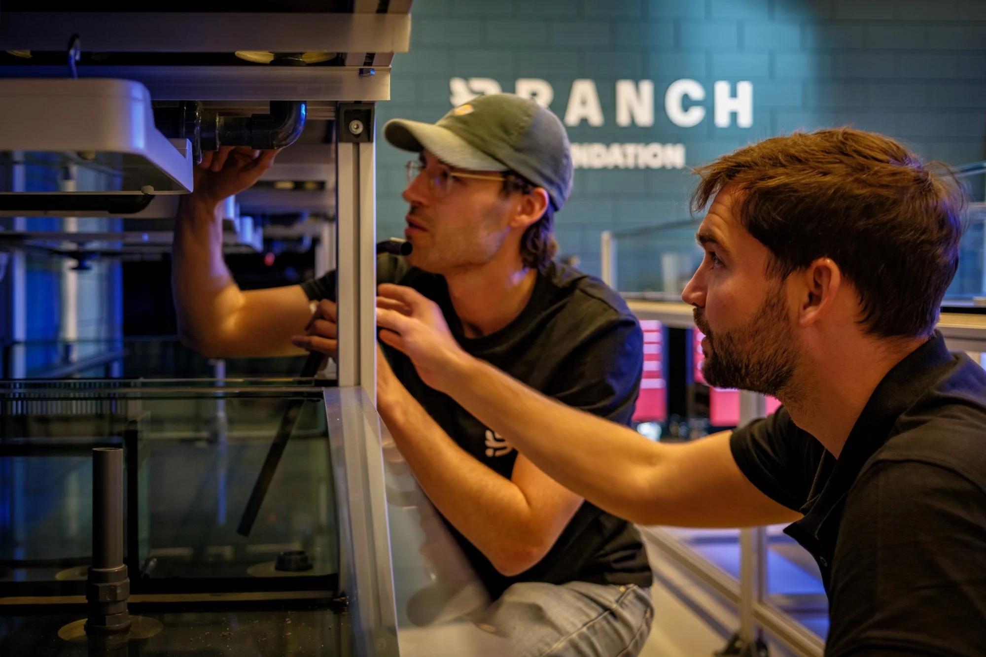 BRANCH engineers building an automated coral cultivation system in Utrecht